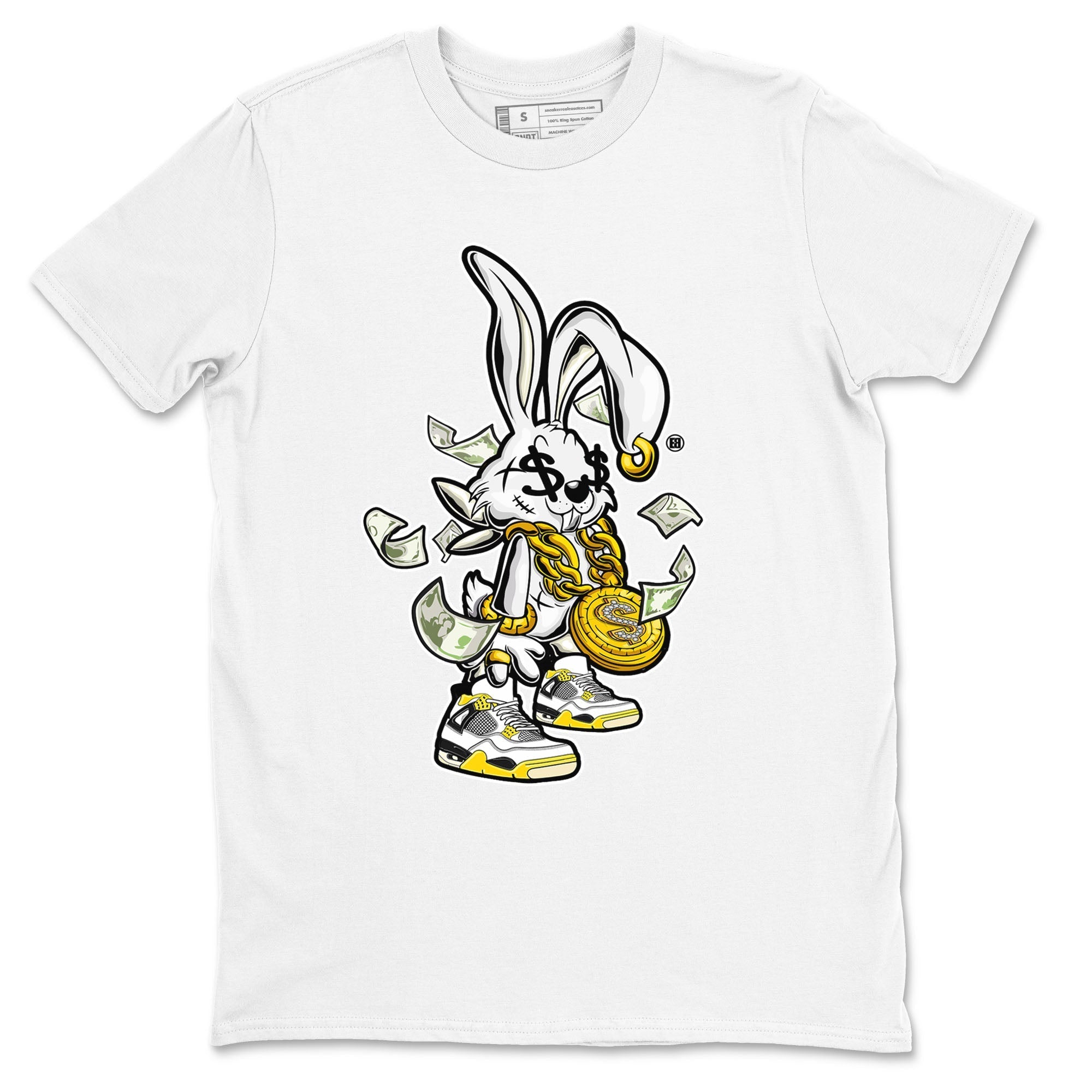 Rich Bunny snkmatch Tees - Air Jordan 4 Vivid Sulfur