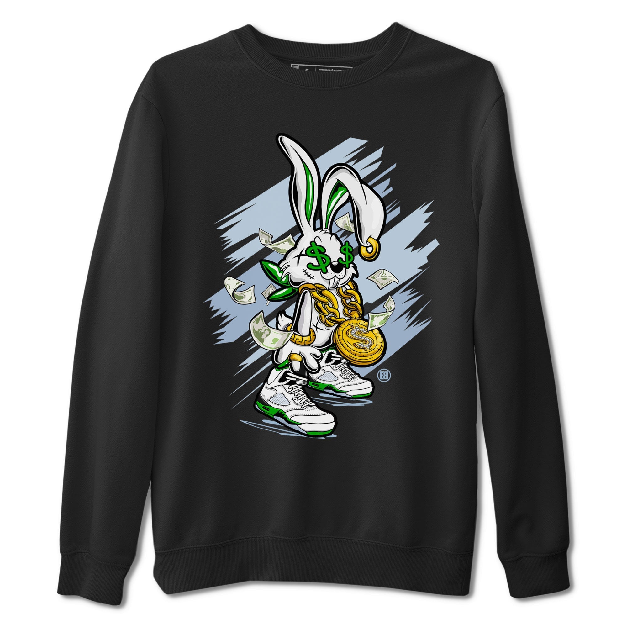 Rich Bunny snkmatch Tee - Air Jordan 5 Lucky Green