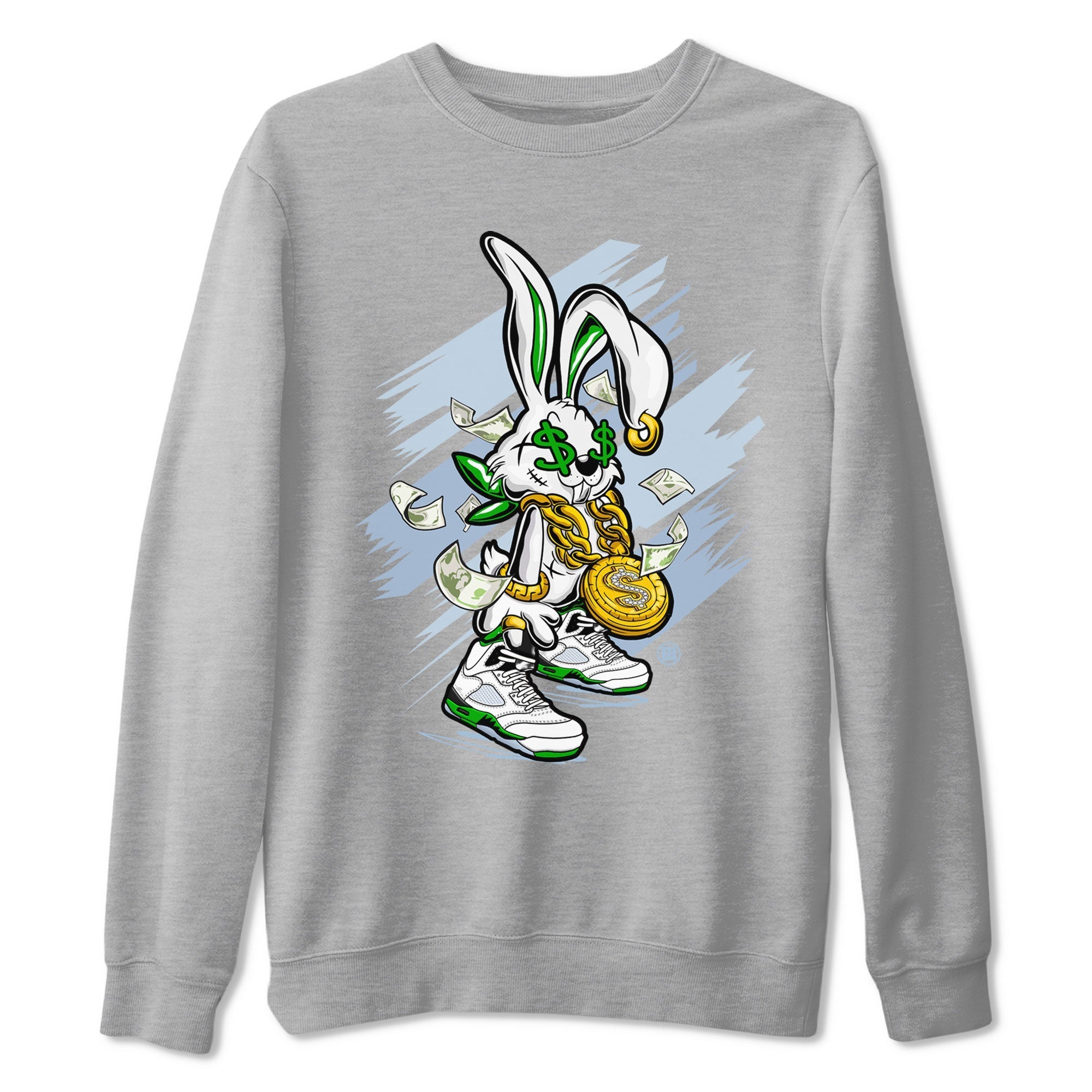 Rich Bunny snkmatch Tee - Air Jordan 5 Lucky Green
