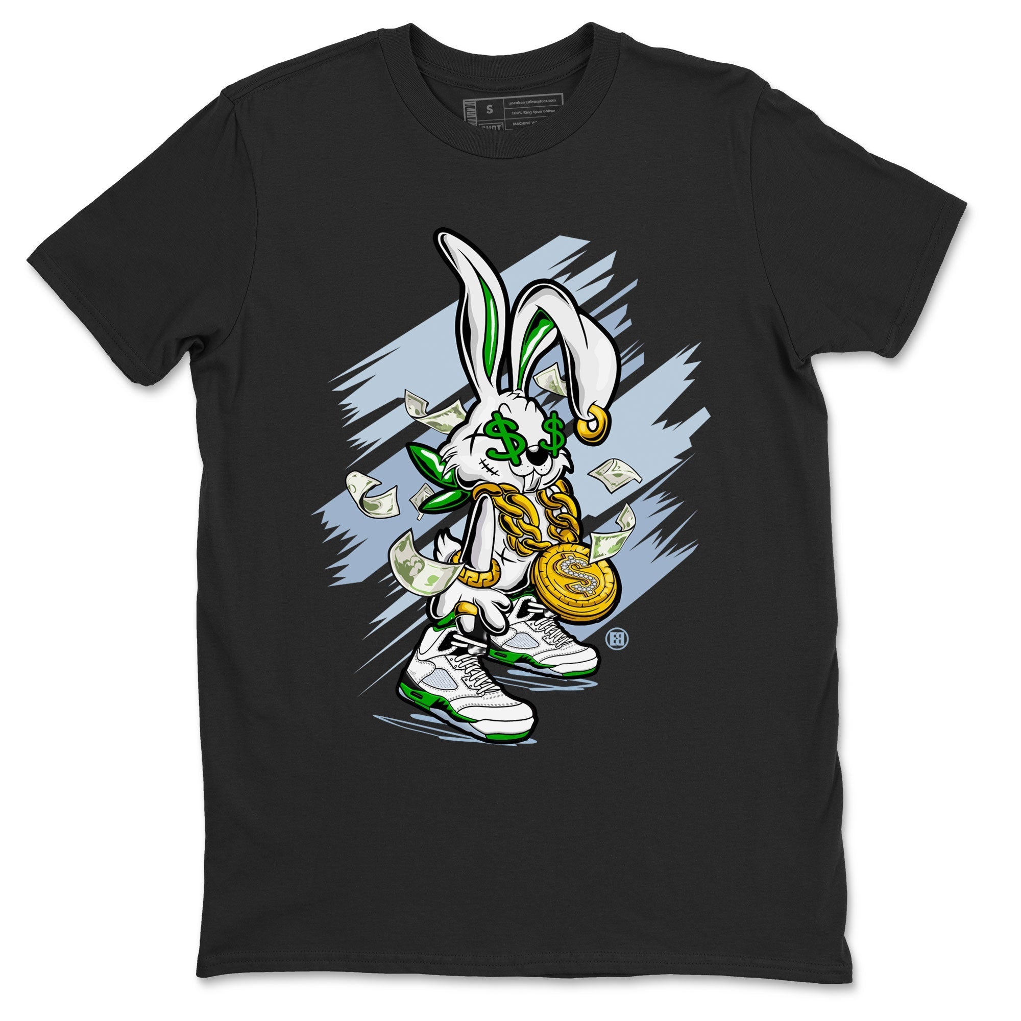 Rich Bunny snkmatch Tee - Air Jordan 5 Lucky Green