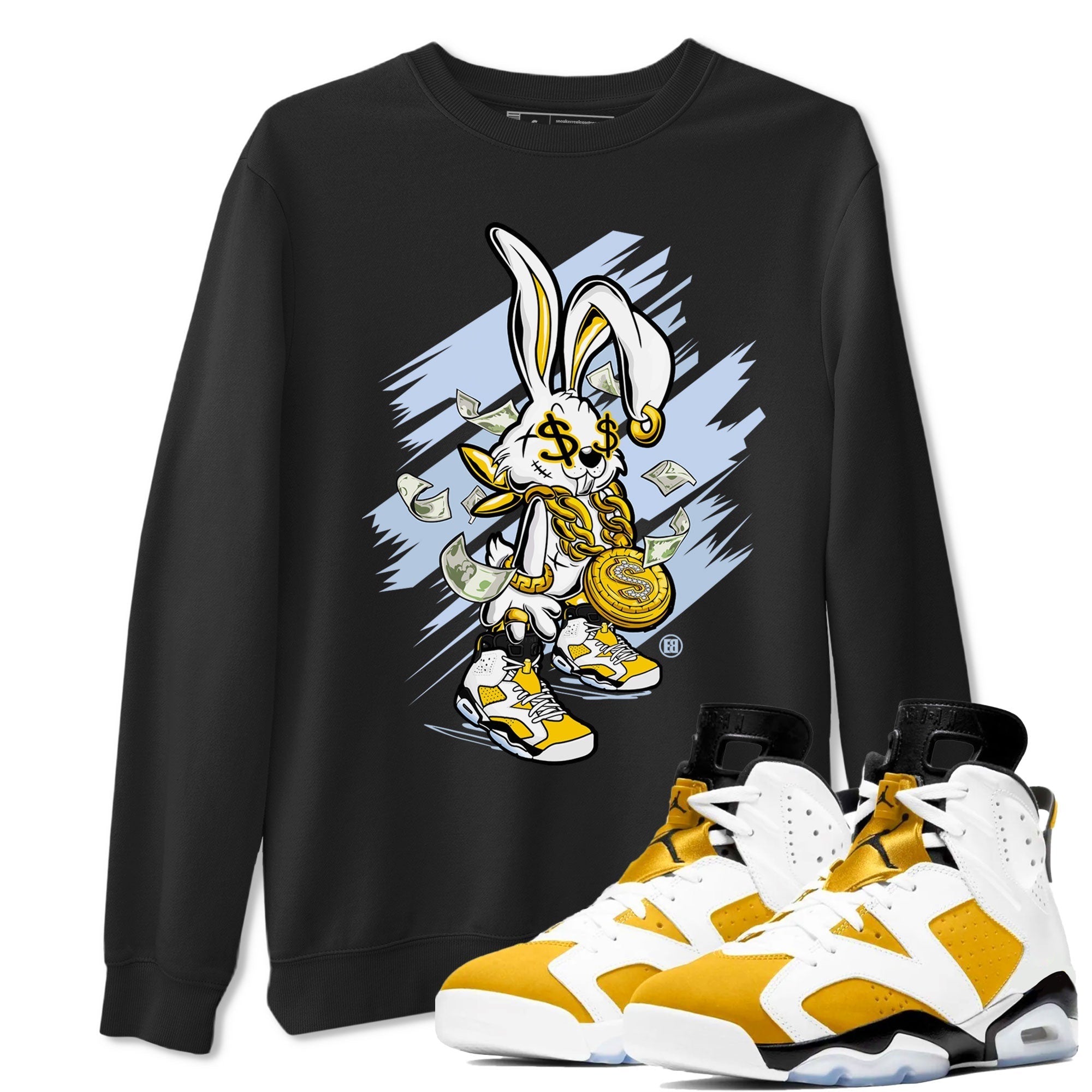 Rich Bunny snkmatch Tee - Air Jordan 6 Yellow Ochre