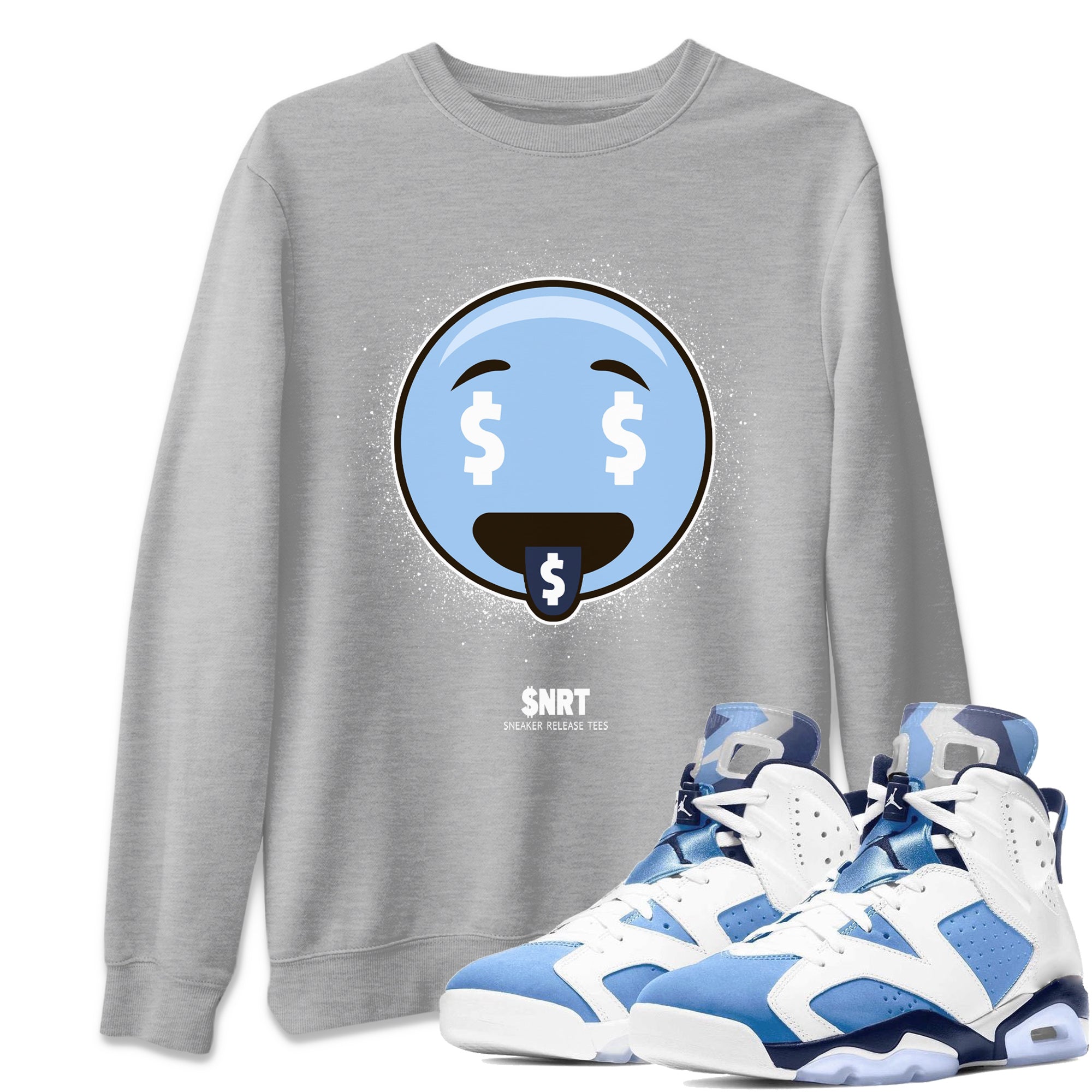 Rich Tongue Unisex Tops - Air Jordan 6 UNC