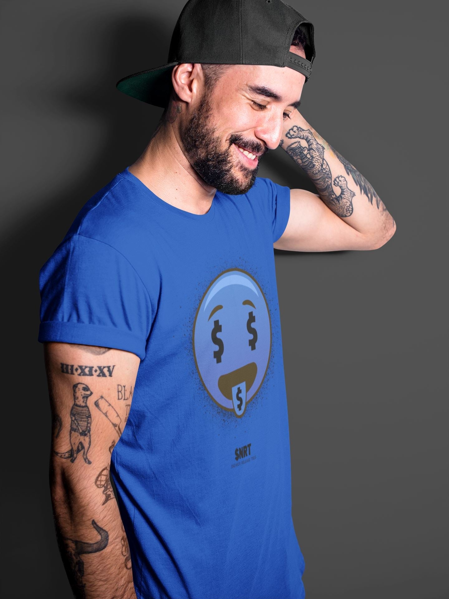 Rich Tongue Unisex Tops - Yeezy 350 Dazzling Blue