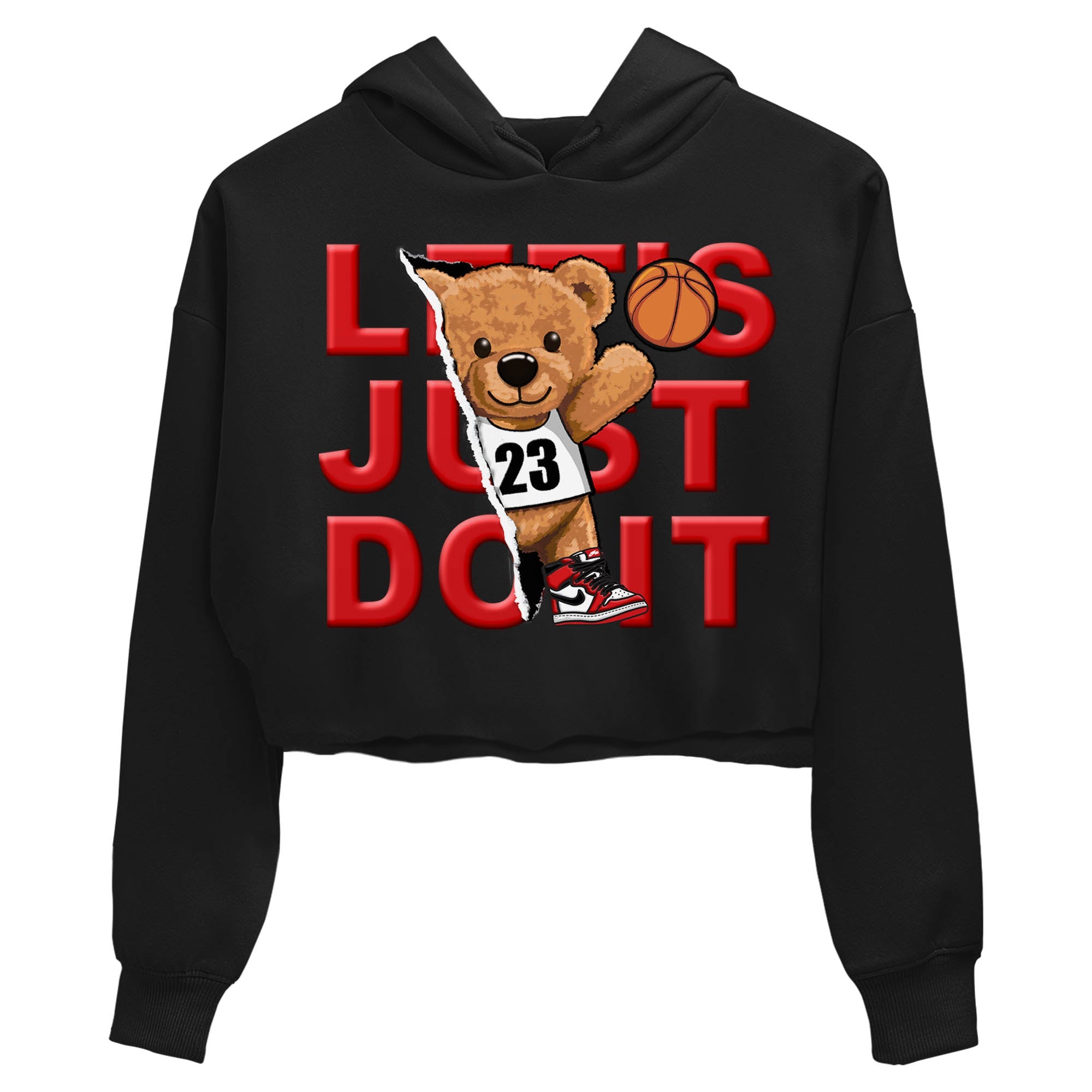 Rip Out Bear Women's Tops - Air Jordan 1 Lost & Found