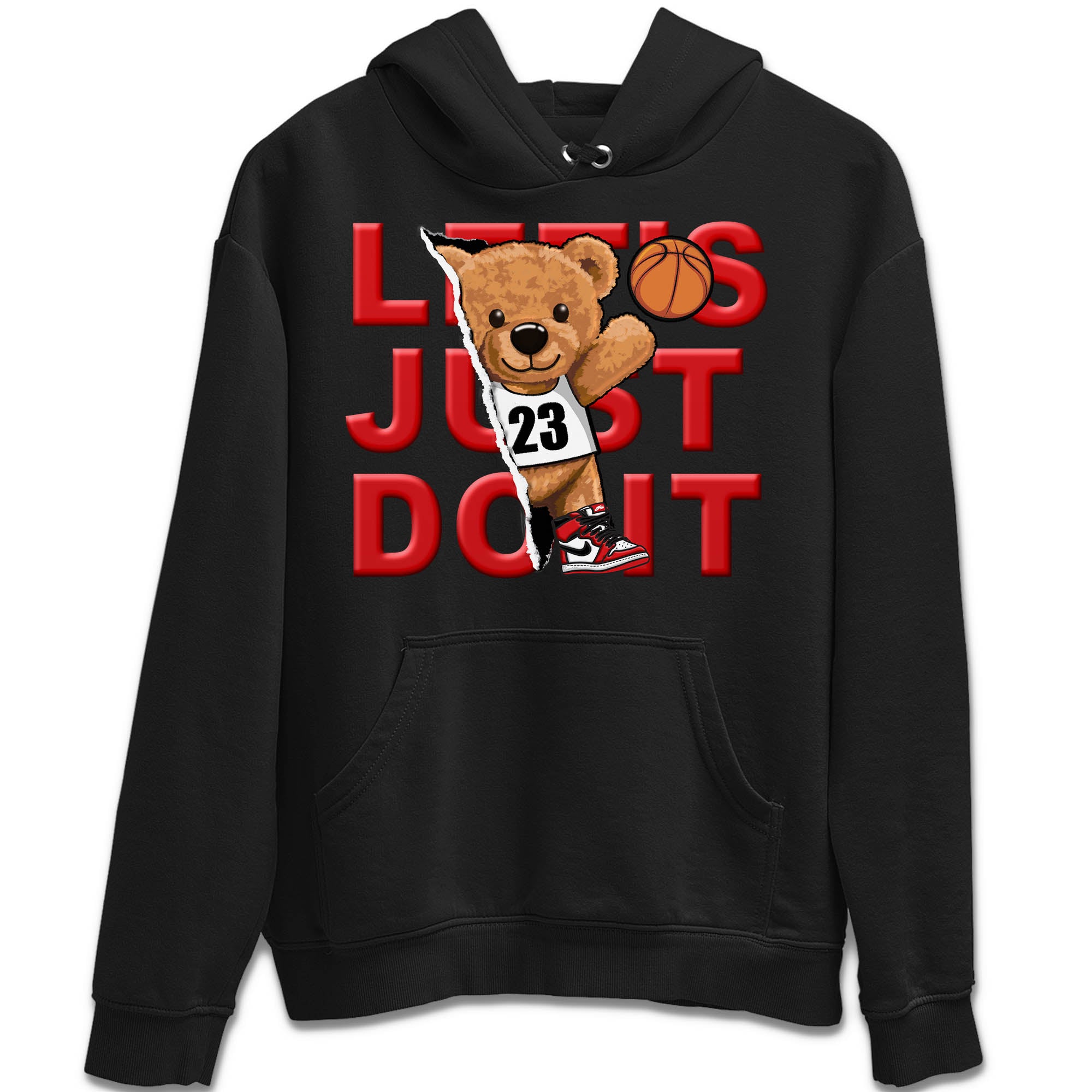 Rip Out Bear Unisex Tops - Air Jordan 1 Lost & Found