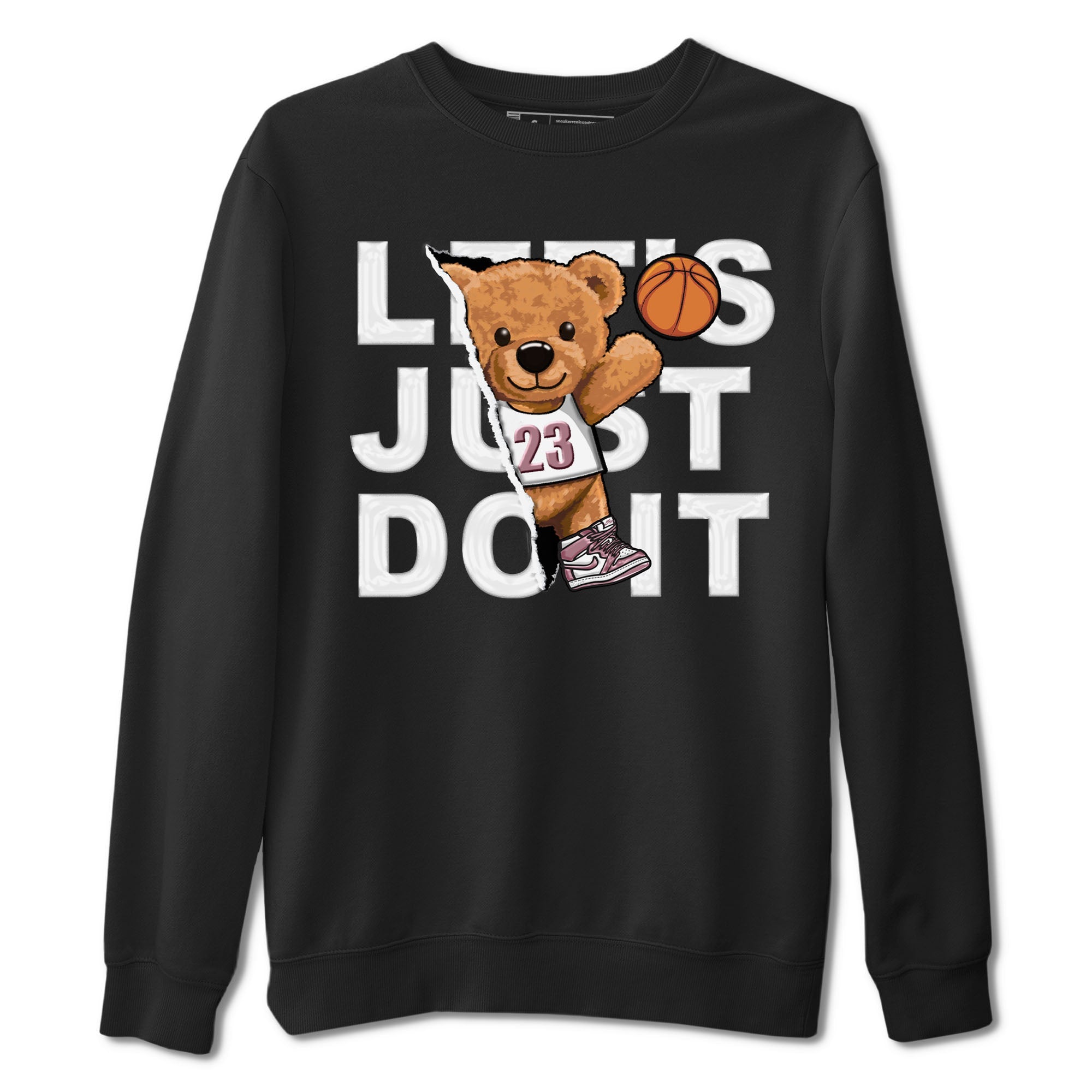 Rip Out Bear snkmatch Tee - Air Jordan 1 Mauve