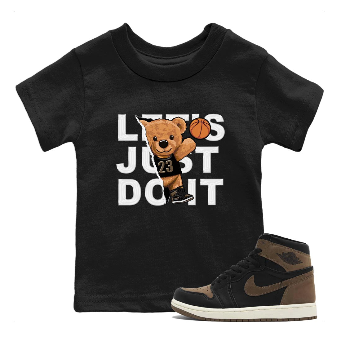 Rip Out Bear snkmatch Tee Kids - Air Jordan 1 Palomino