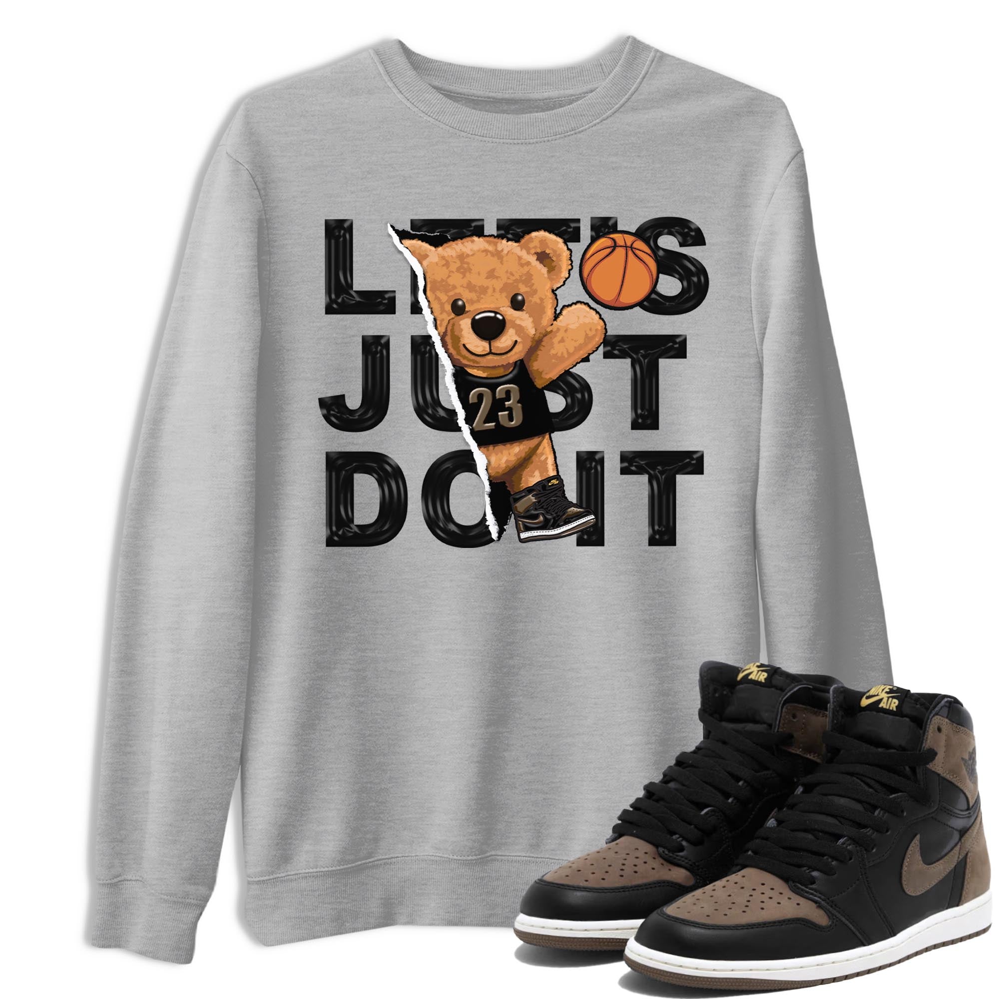 Rip Out Bear snkmatch Tee - Air Jordan 1 Palomino