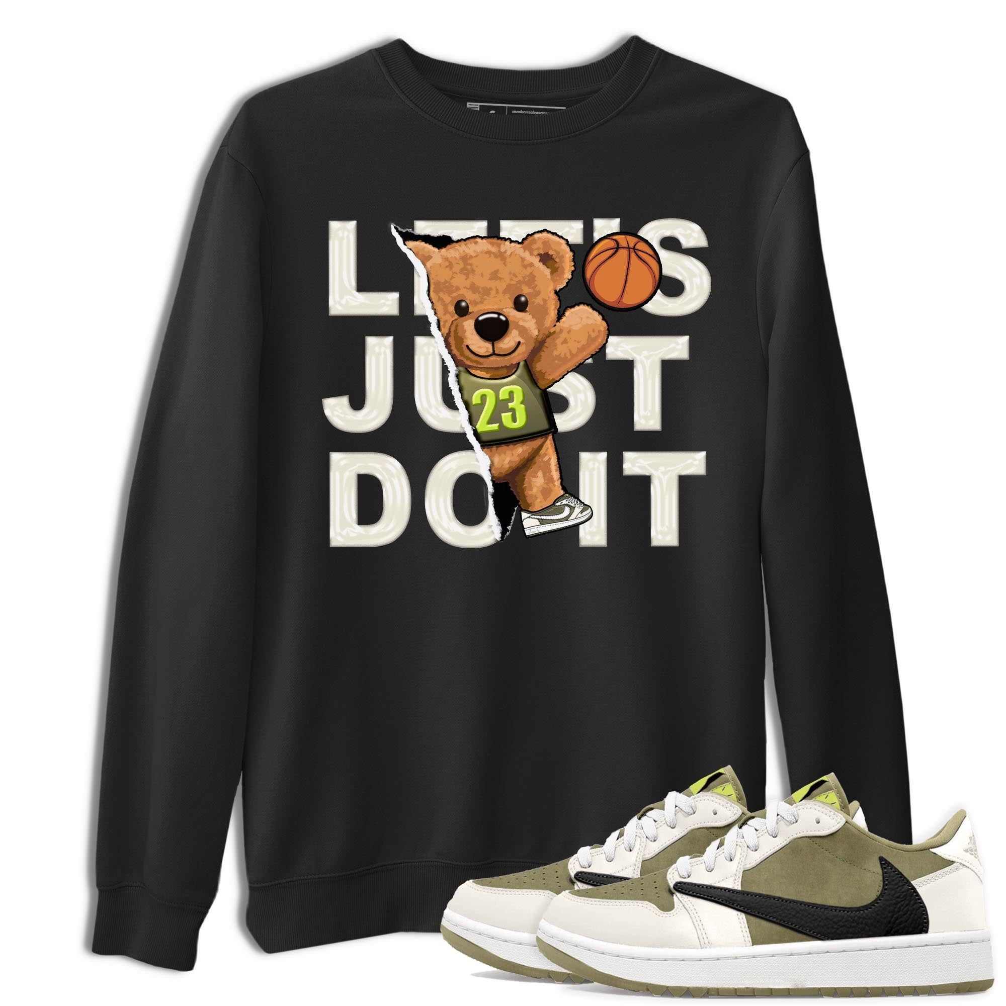 Rip Out Bear snkmatch Tee - Air Jordan 1 Travis Scott Golf