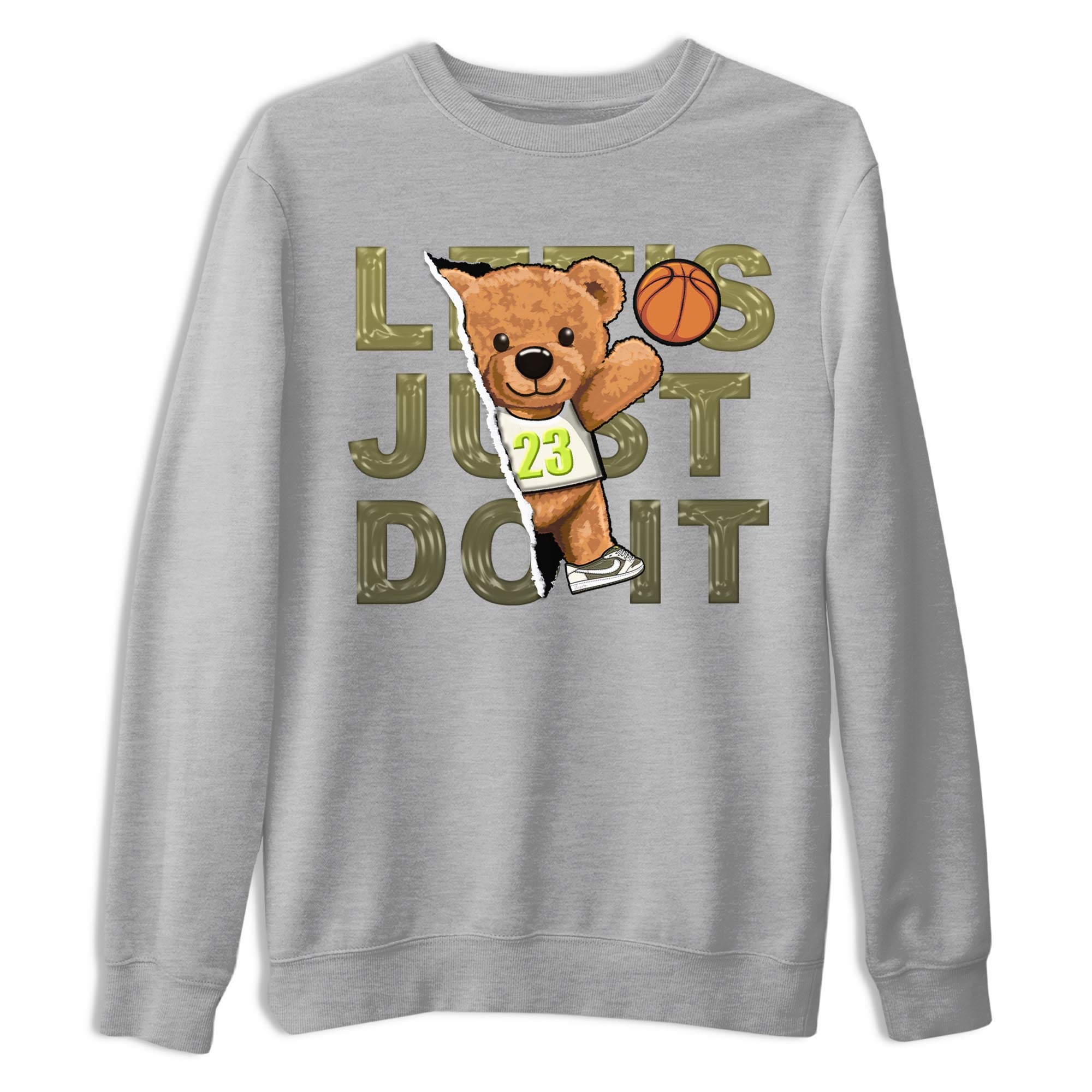 Rip Out Bear snkmatch Tee - Air Jordan 1 Travis Scott Golf