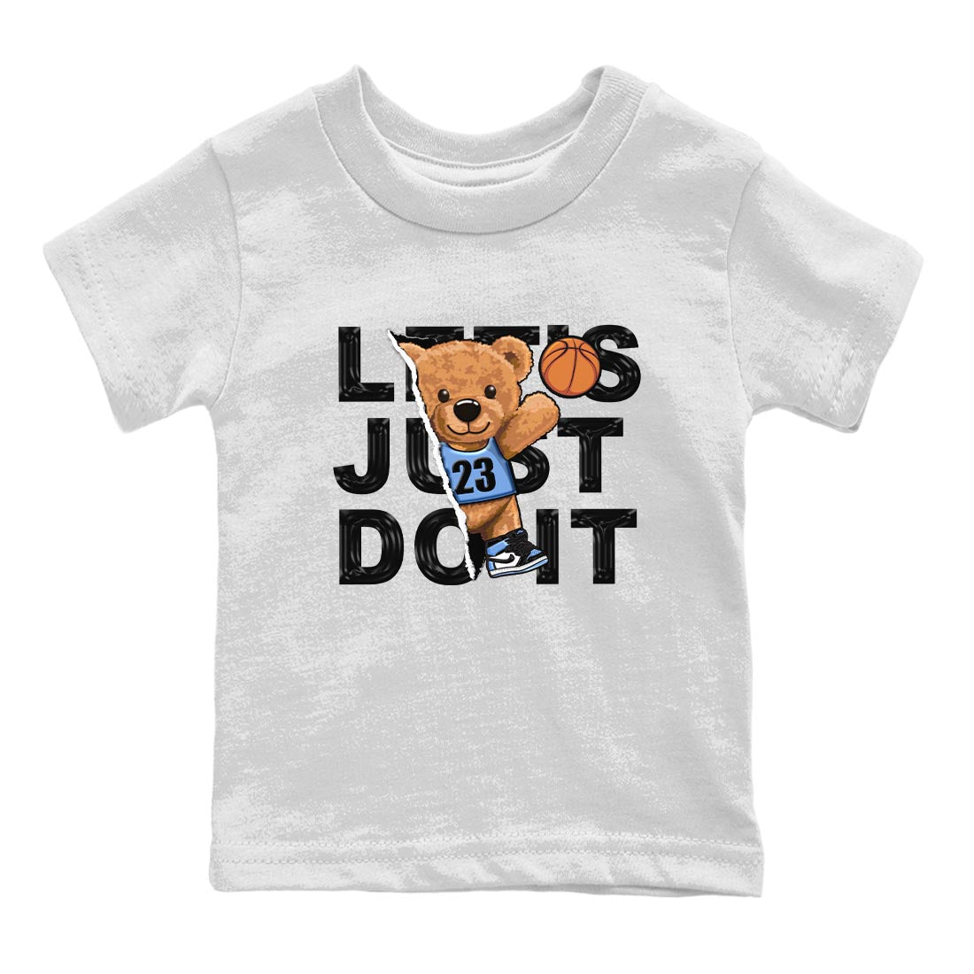 Rip Out Bear snkmatch Tee Kids - Air Jordan 1 UNC Toe