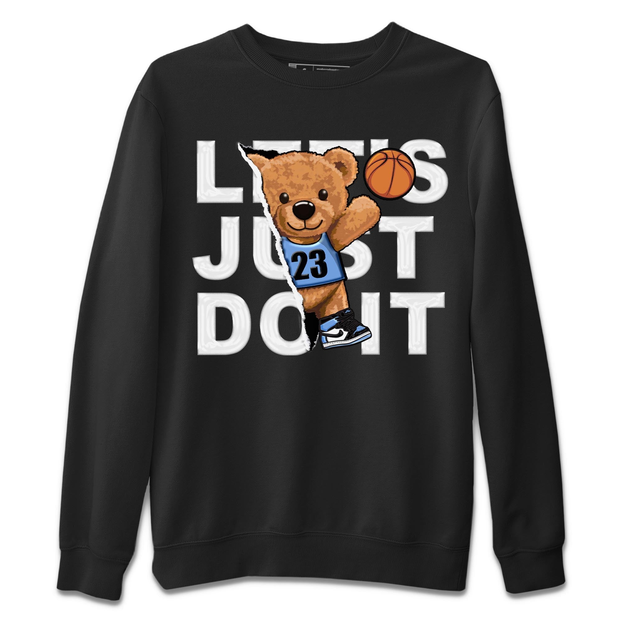 Rip Out Bear snkmatch Tee - Air Jordan 1 UNC Toe