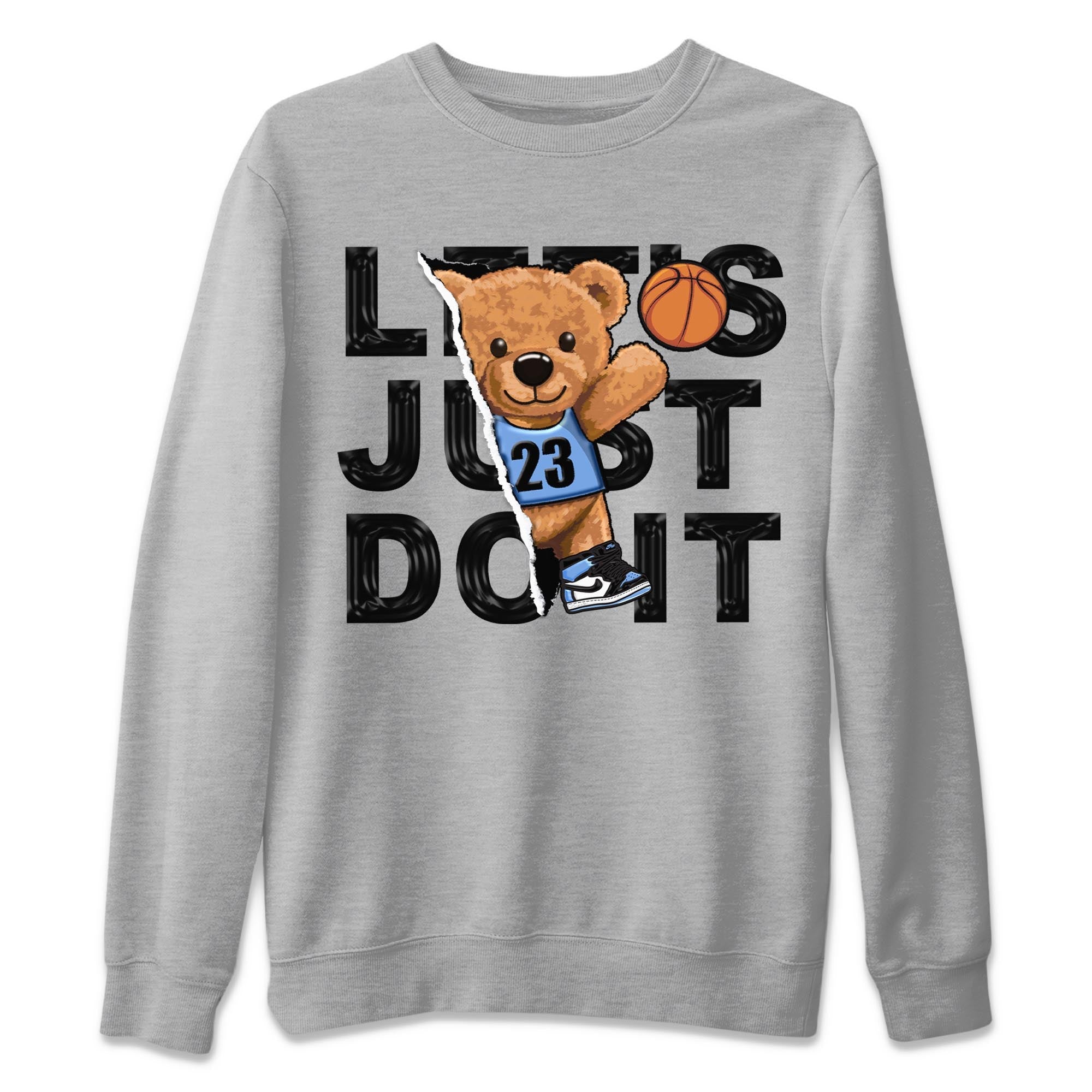 Rip Out Bear snkmatch Tee - Air Jordan 1 UNC Toe