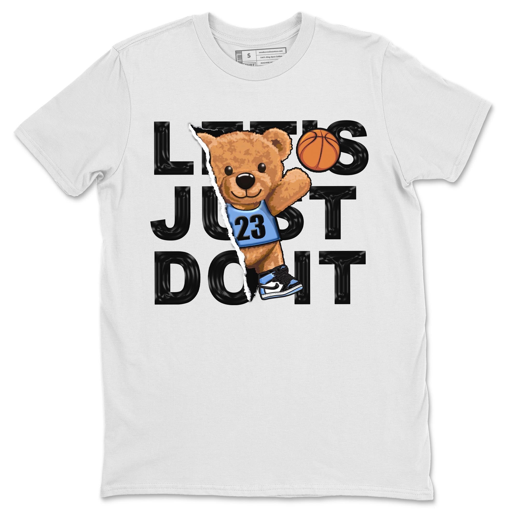 Rip Out Bear snkmatch Tee - Air Jordan 1 UNC Toe