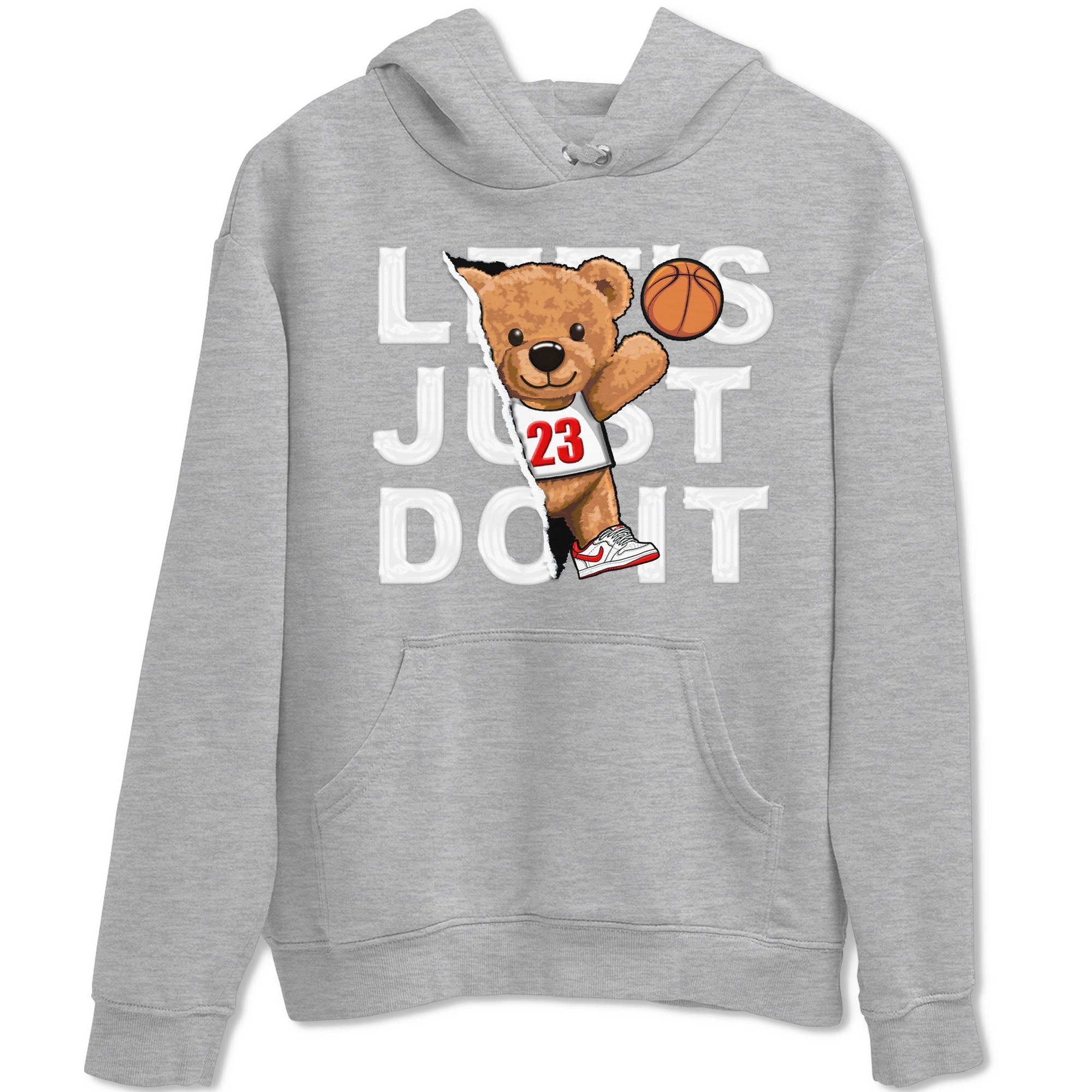 Rip Out Bear snkmatch Tee - Air Jordan 1 University Red