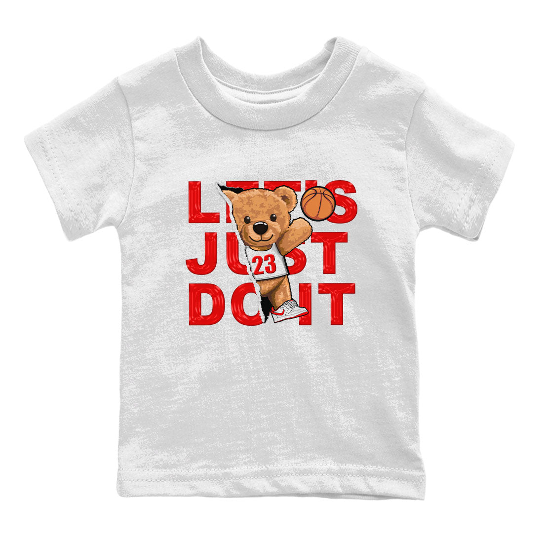 Rip Out Bear snkmatch Tee Kids - Air Jordan 1 University Red