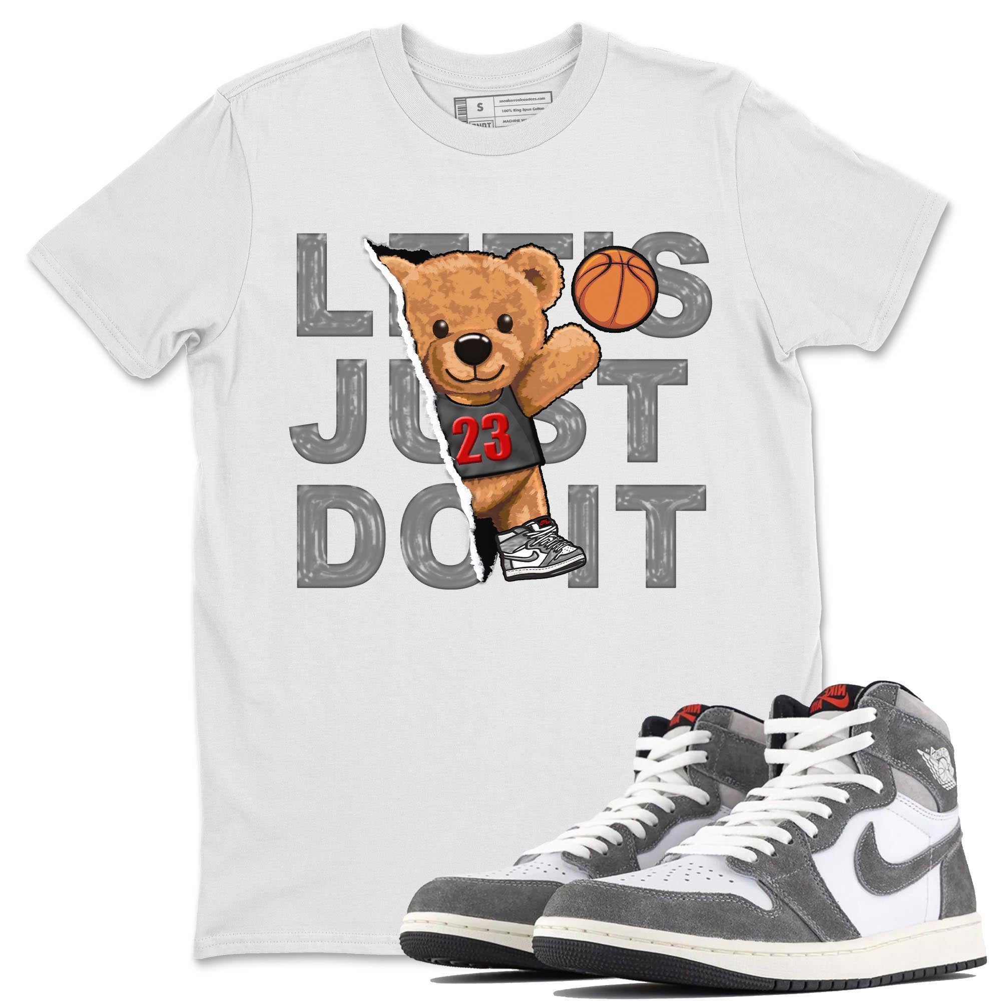 Rip Out Bear Unisex Tops - Air Jordan 1 Washed Heritage