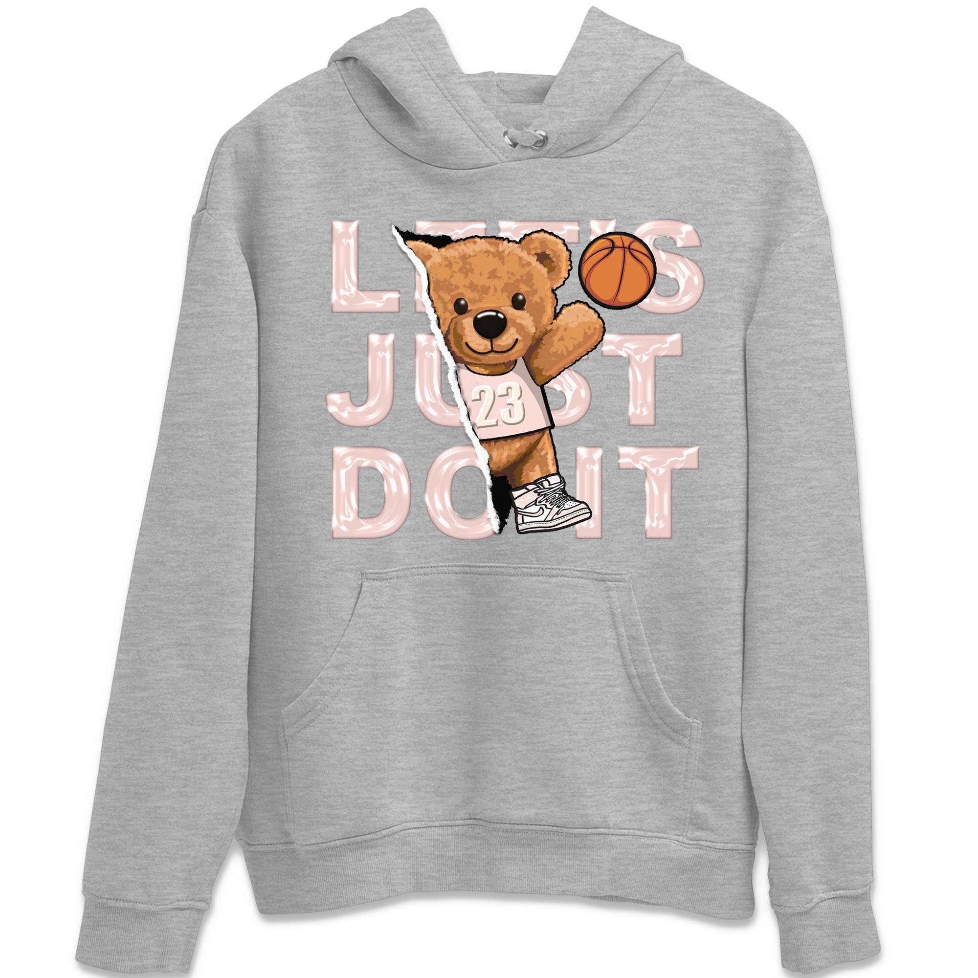Rip Out Bear Unisex Tops - Air Jordan 1 Washed Pink