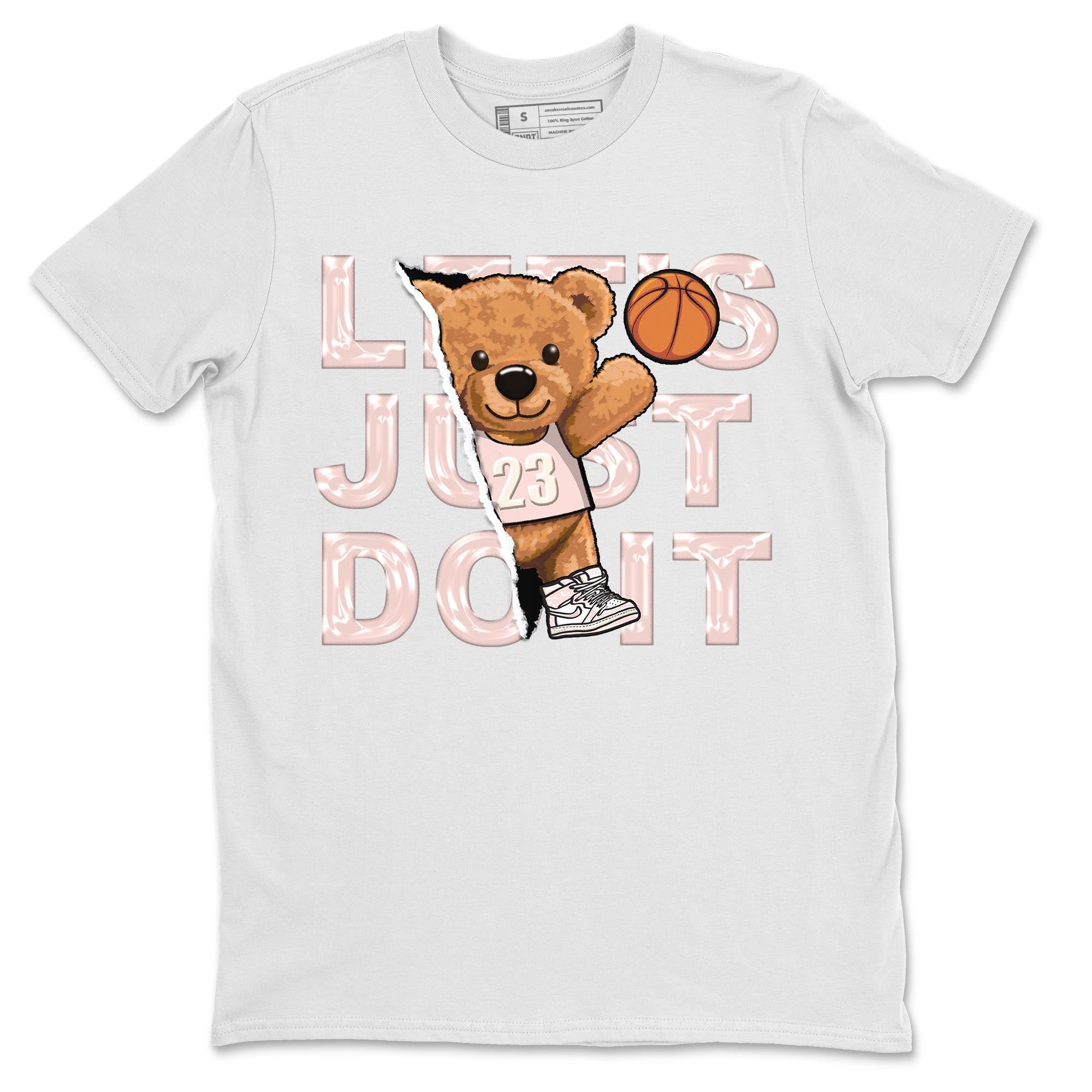 Rip Out Bear Unisex Tops - Air Jordan 1 Washed Pink