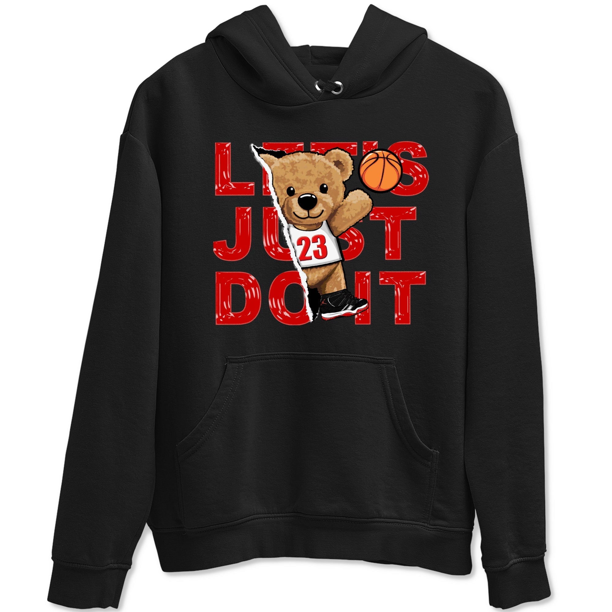 Rip Out Bear snkmatch Tees - Air Jordan 11 Bred Velvet