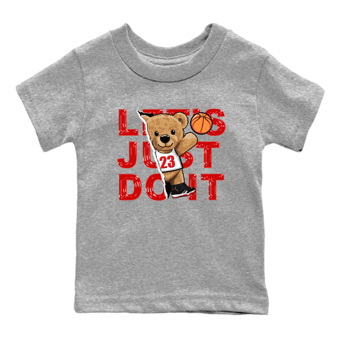Rip Out Bear snkmatch Tees Kids - Air Jordan 11 Bred Velvet