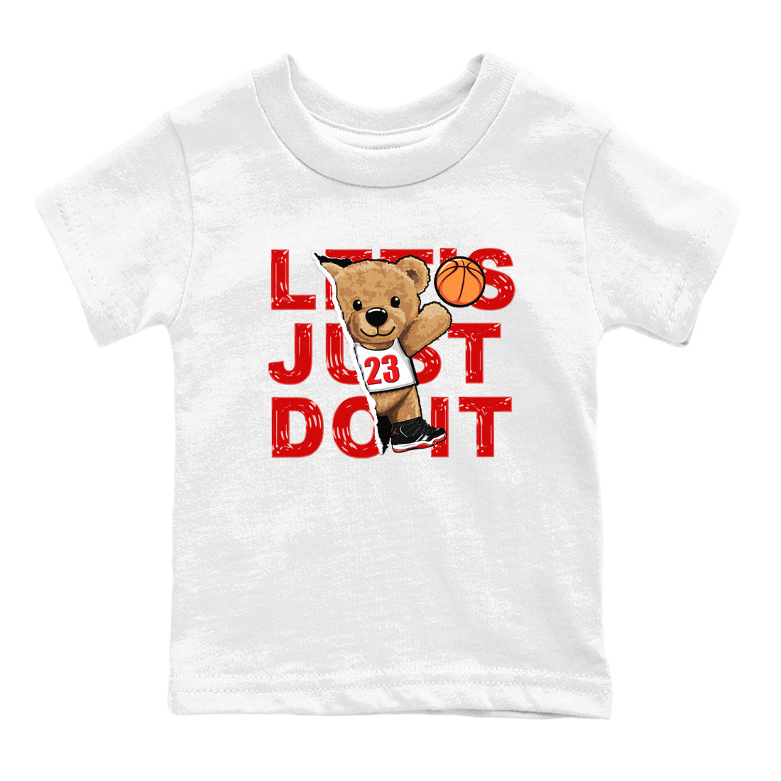 Rip Out Bear snkmatch Tees Kids - Air Jordan 11 Bred Velvet