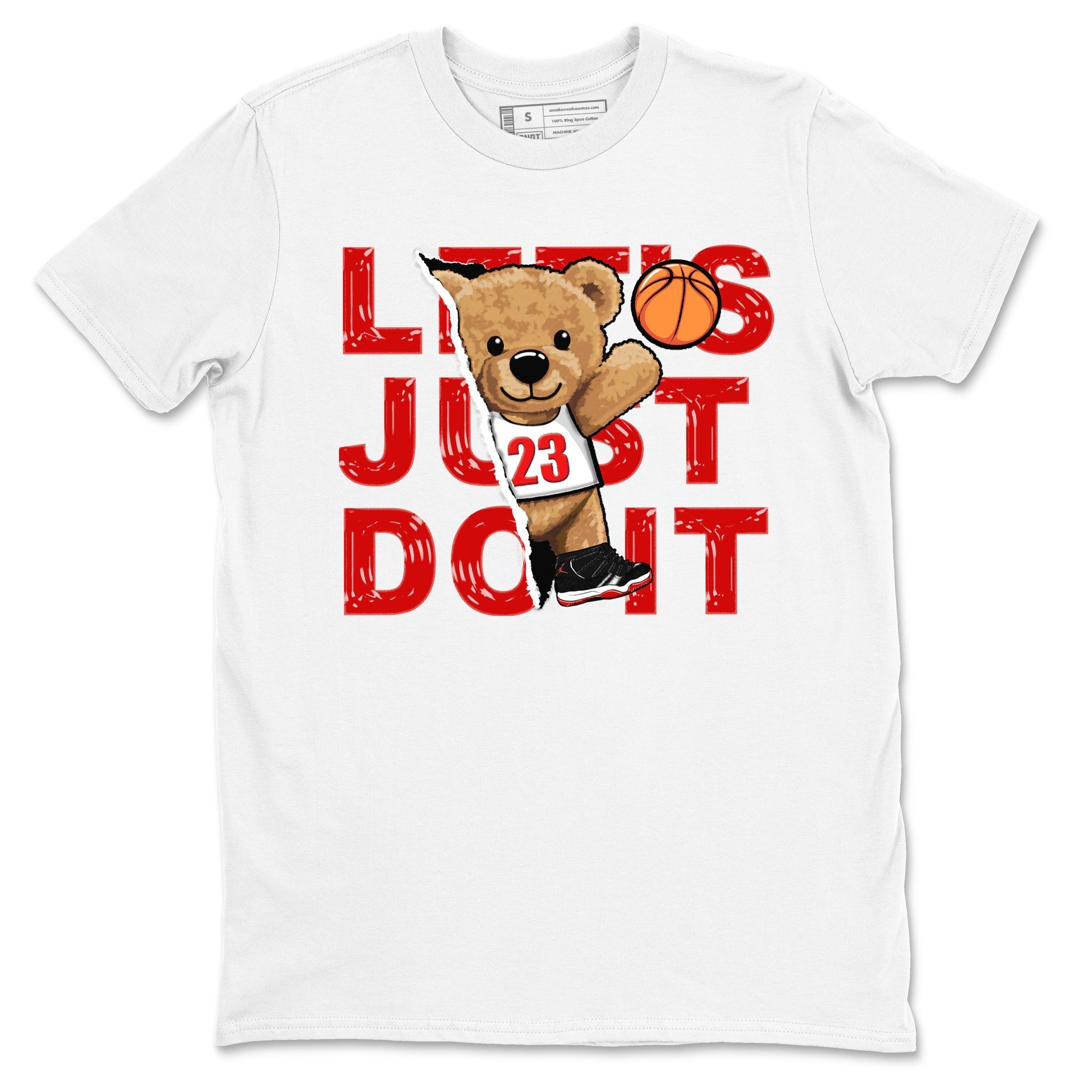 Rip Out Bear snkmatch Tees - Air Jordan 11 Bred Velvet