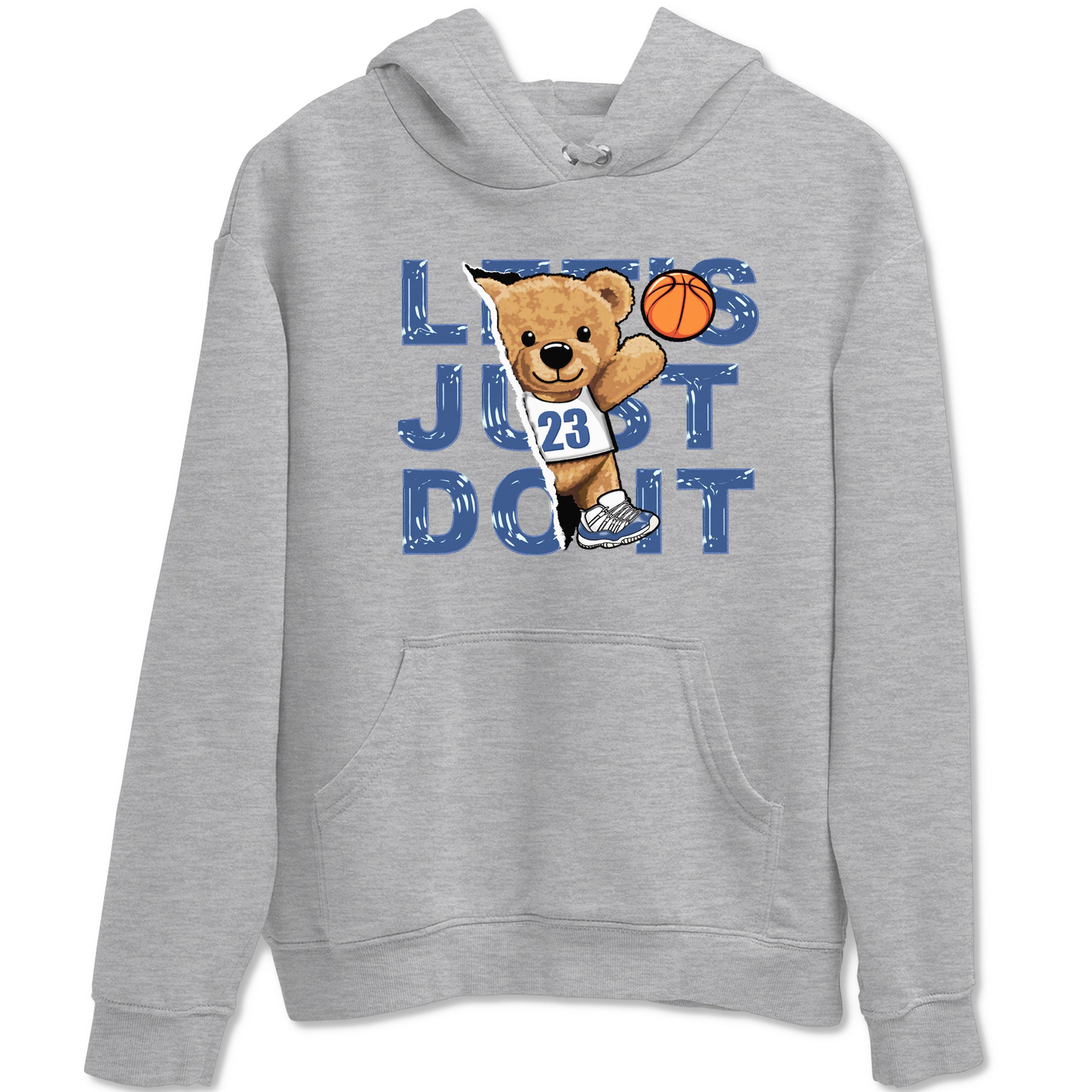 Rip Out Bear snkmatch Tees - Air Jordan 11 Diffused Blue