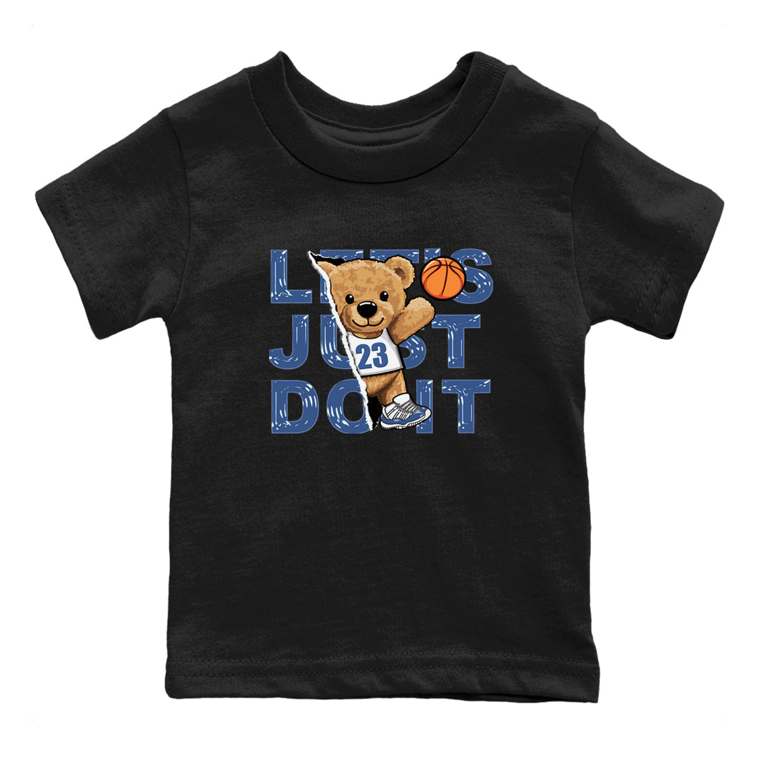 Rip Out Bear snkmatch Tees Kids - Air Jordan 11 Diffused Blue