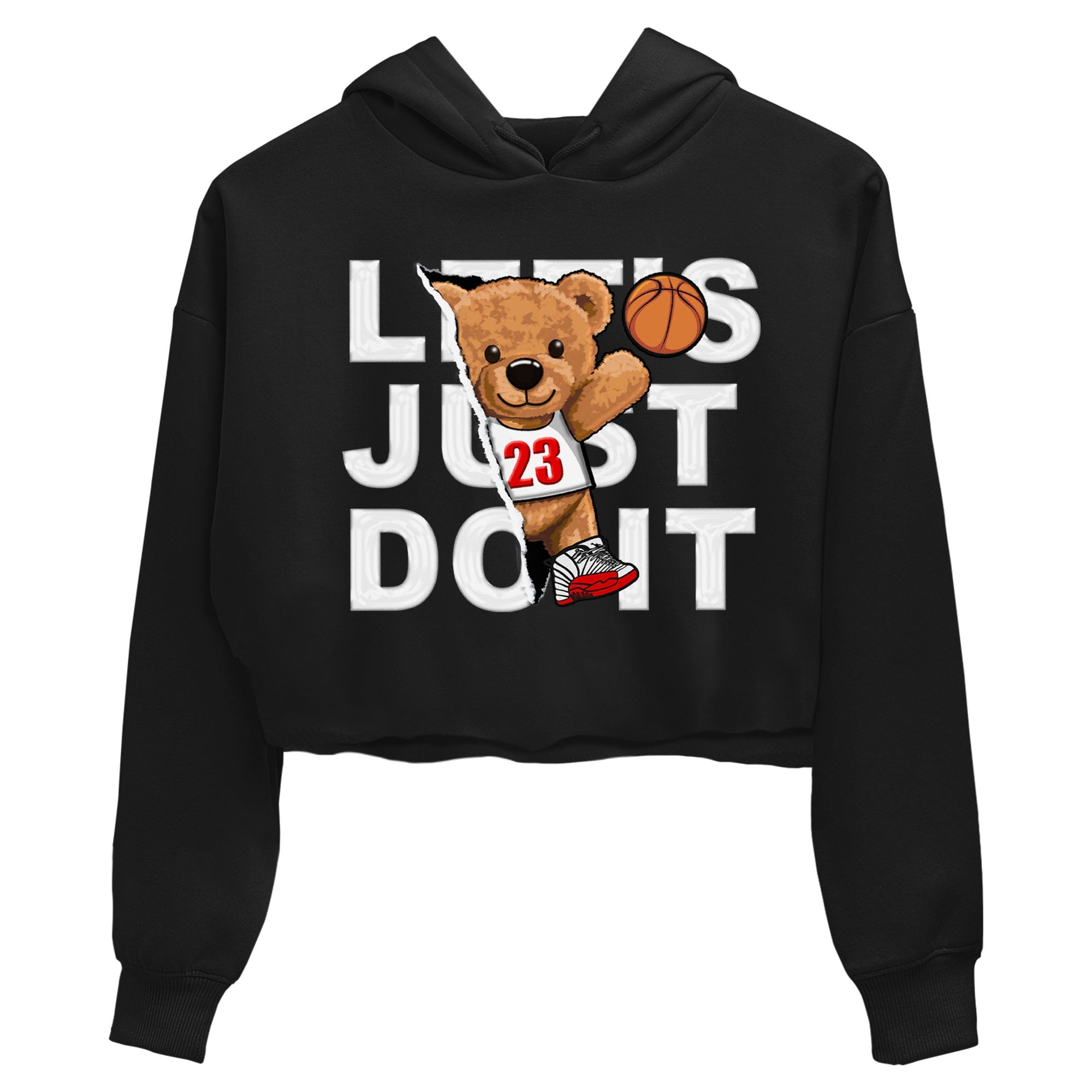 Rip Out Bear snkmatch Women's Top - Air Jordan 12 Cherry