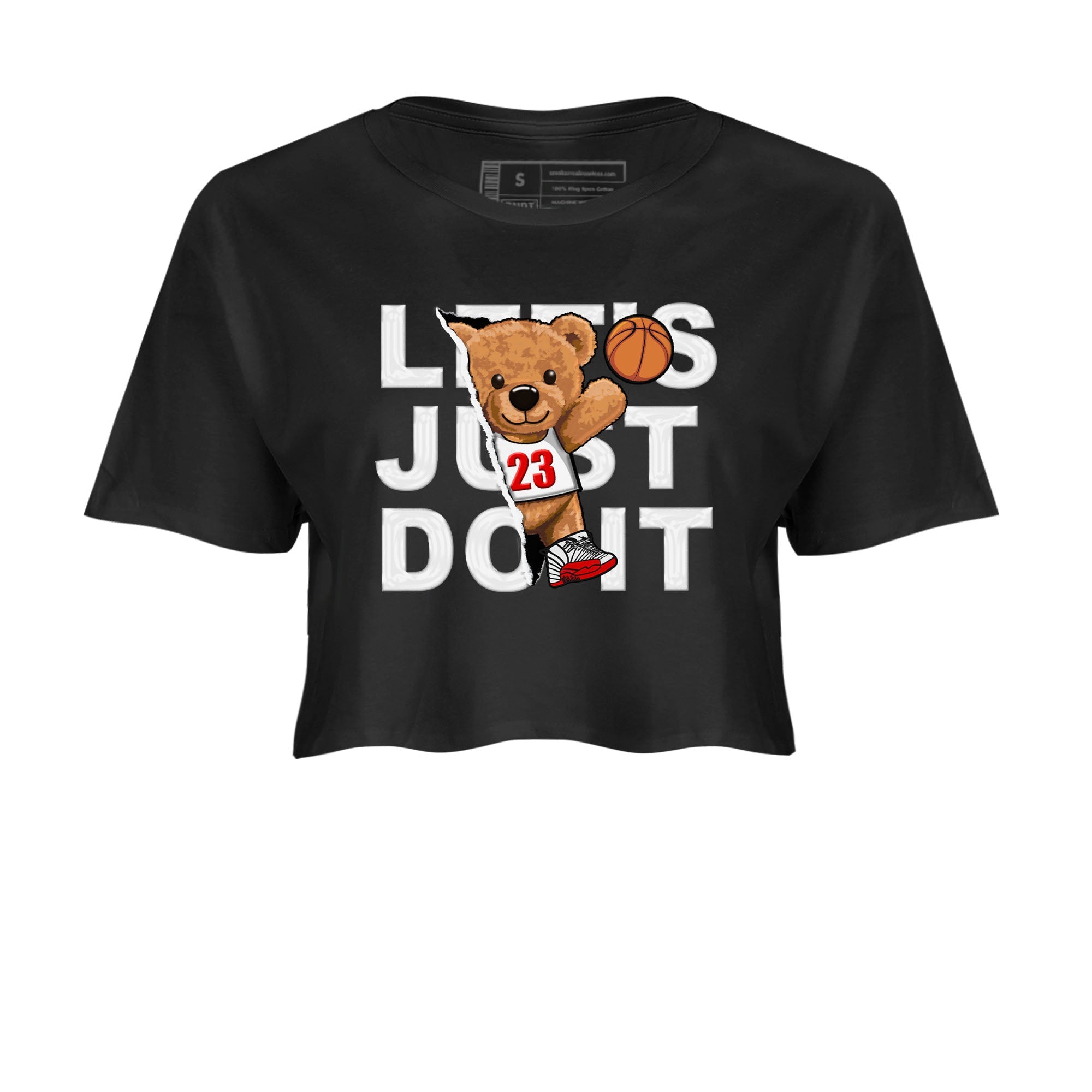 Rip Out Bear snkmatch Women's Top - Air Jordan 12 Cherry