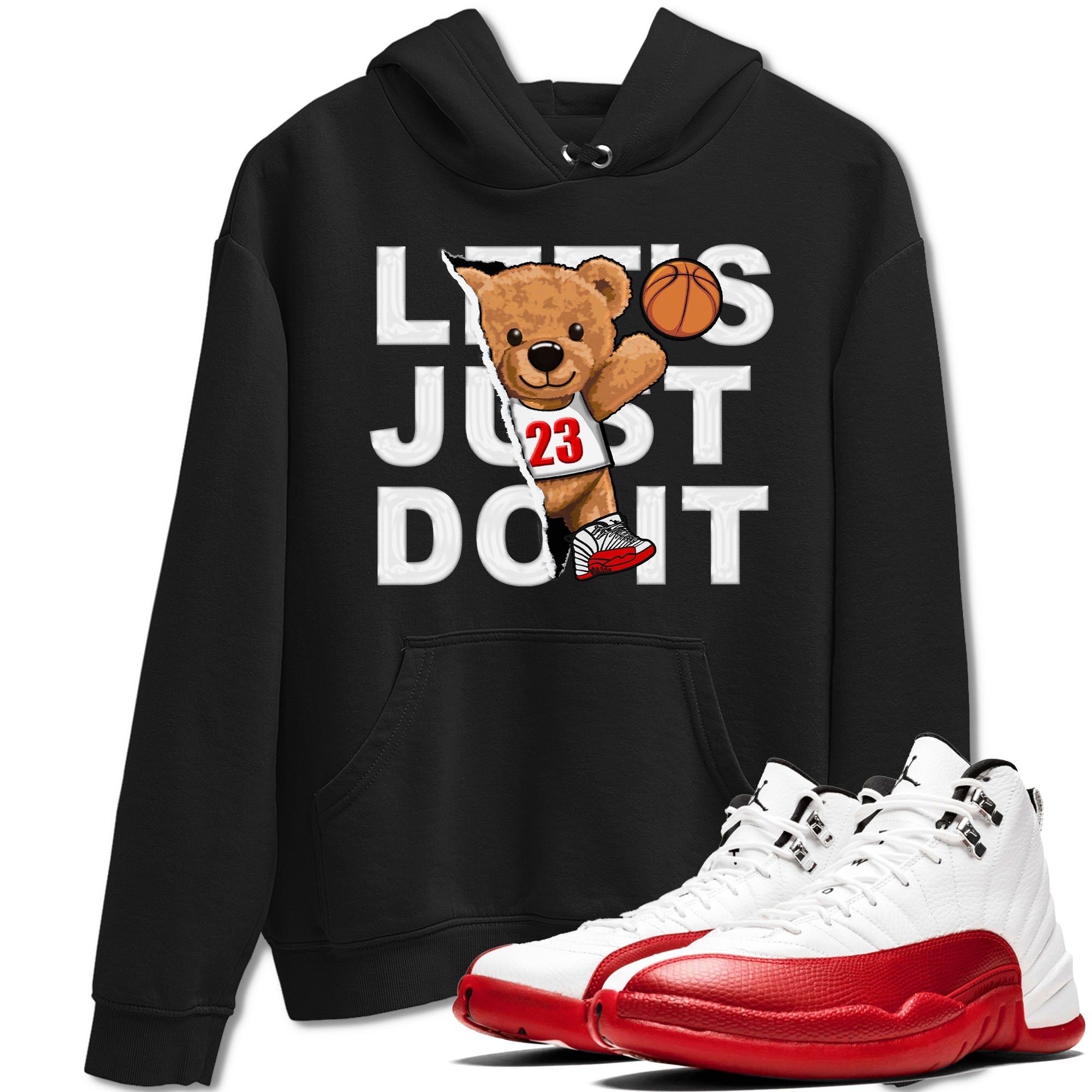 Rip Out Bear snkmatch Tee - Air Jordan 12 Cherry