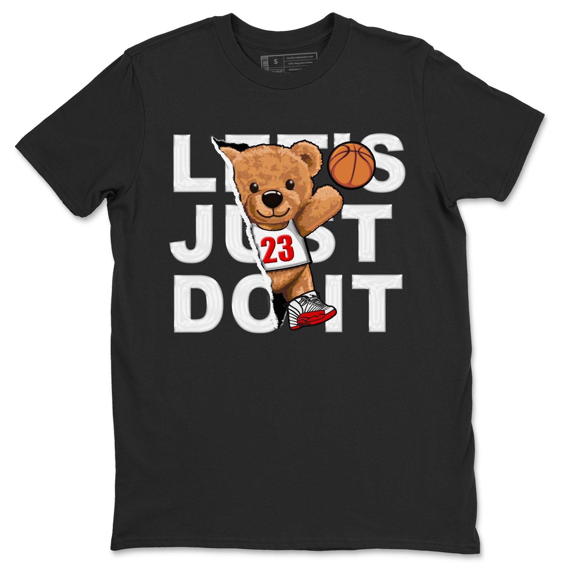 Rip Out Bear snkmatch Tee - Air Jordan 12 Cherry