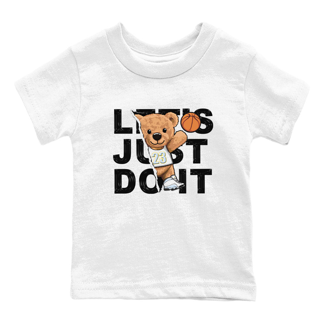 Rip Out Bear snkmatch Tees Kids - Air Jordan 13 Blue Grey