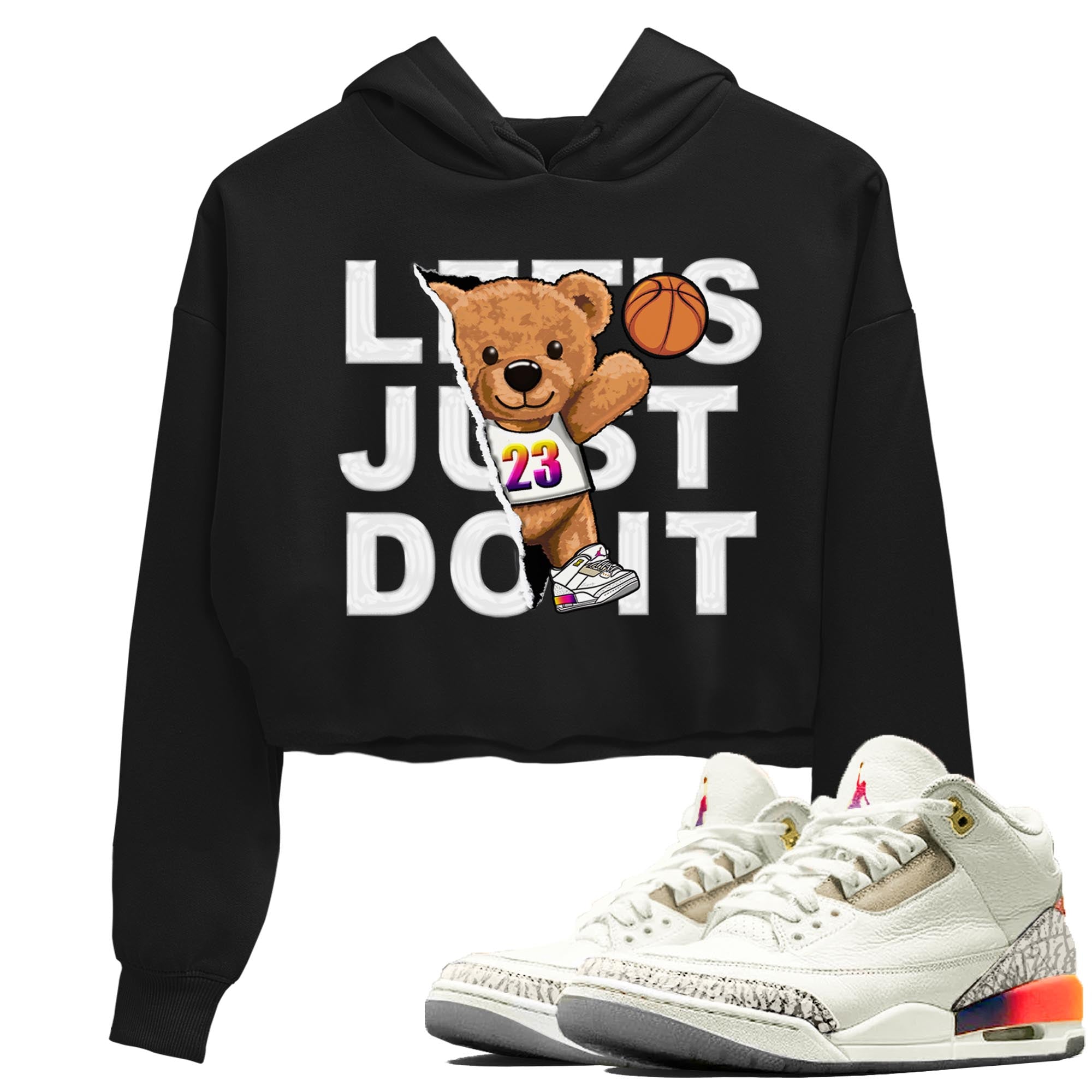 Rip Out Bear snkmatch Women's Top - Air Jordan 3 J Balvin
