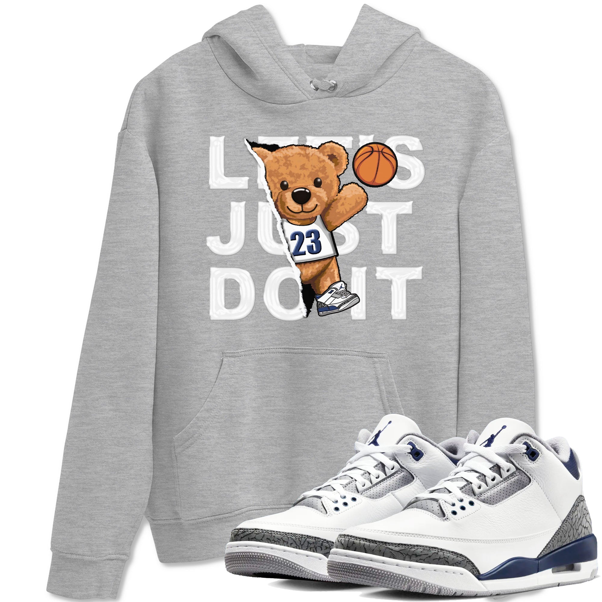 Rip Out Bear snkmatch Tees - Air Jordan 3 Midnight Navy 2023