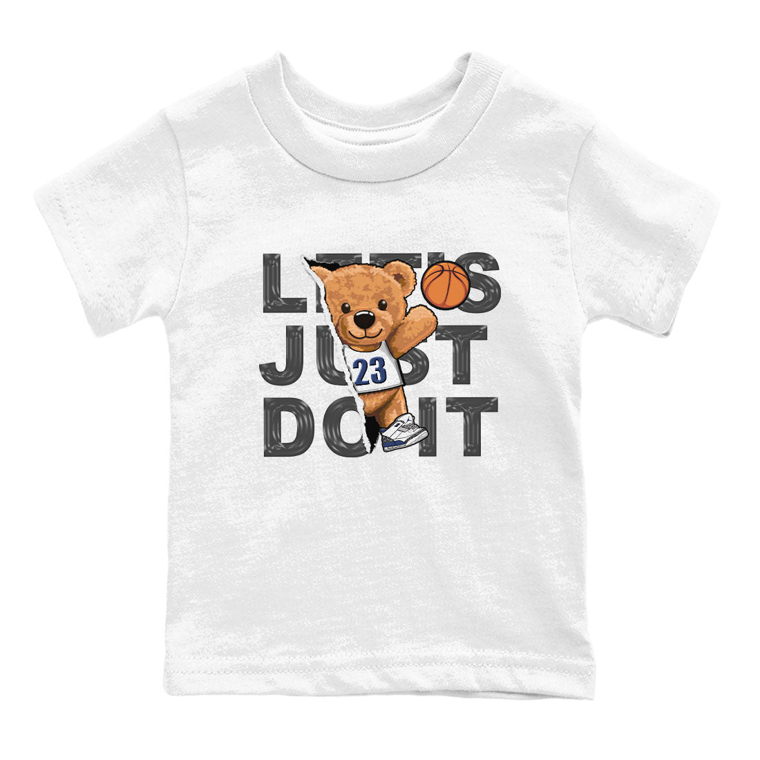 Rip Out Bear snkmatch Tees Kids - Air Jordan 3 Midnight Navy 2023