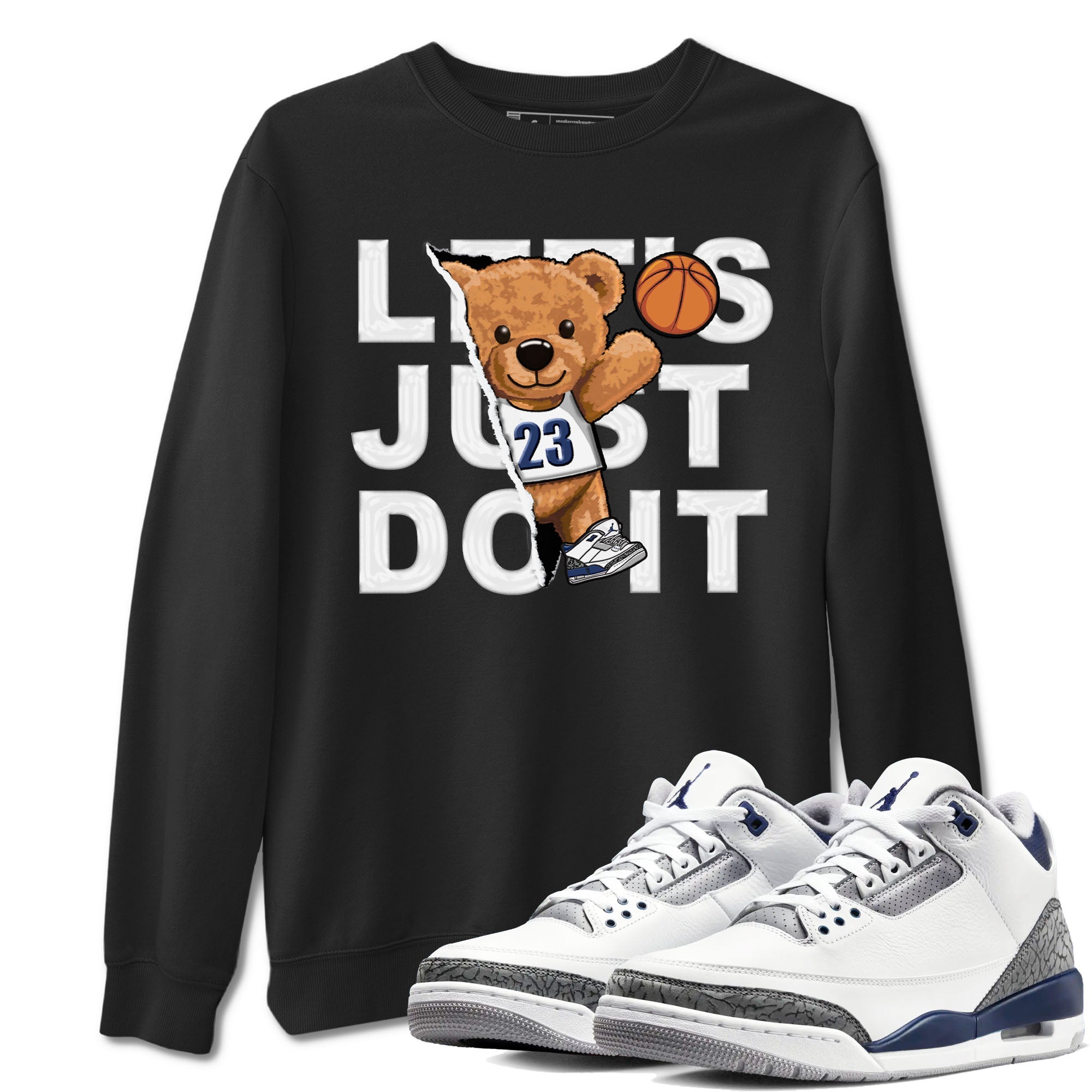 Rip Out Bear snkmatch Tees - Air Jordan 3 Midnight Navy 2023