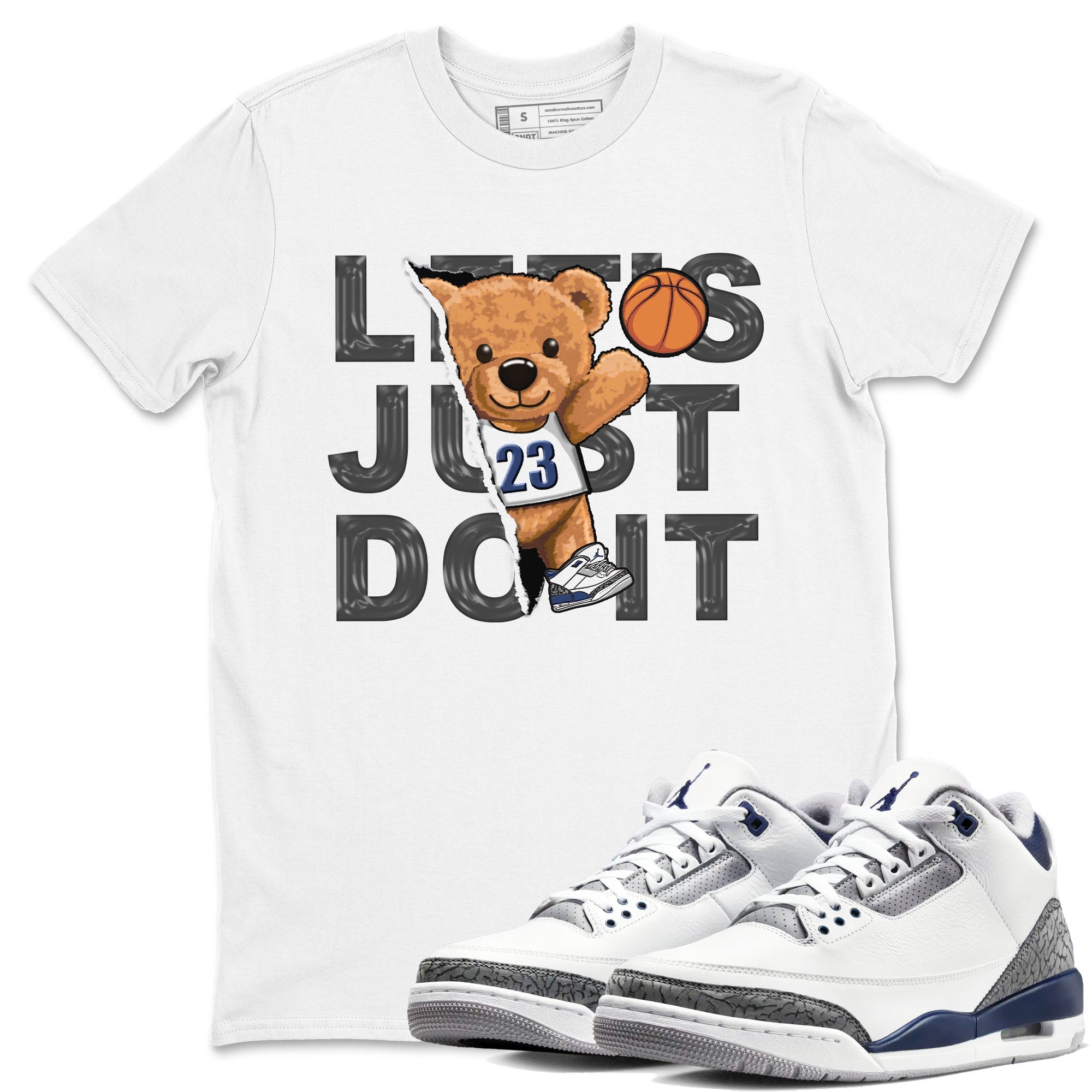 Rip Out Bear snkmatch Tees - Air Jordan 3 Midnight Navy 2023