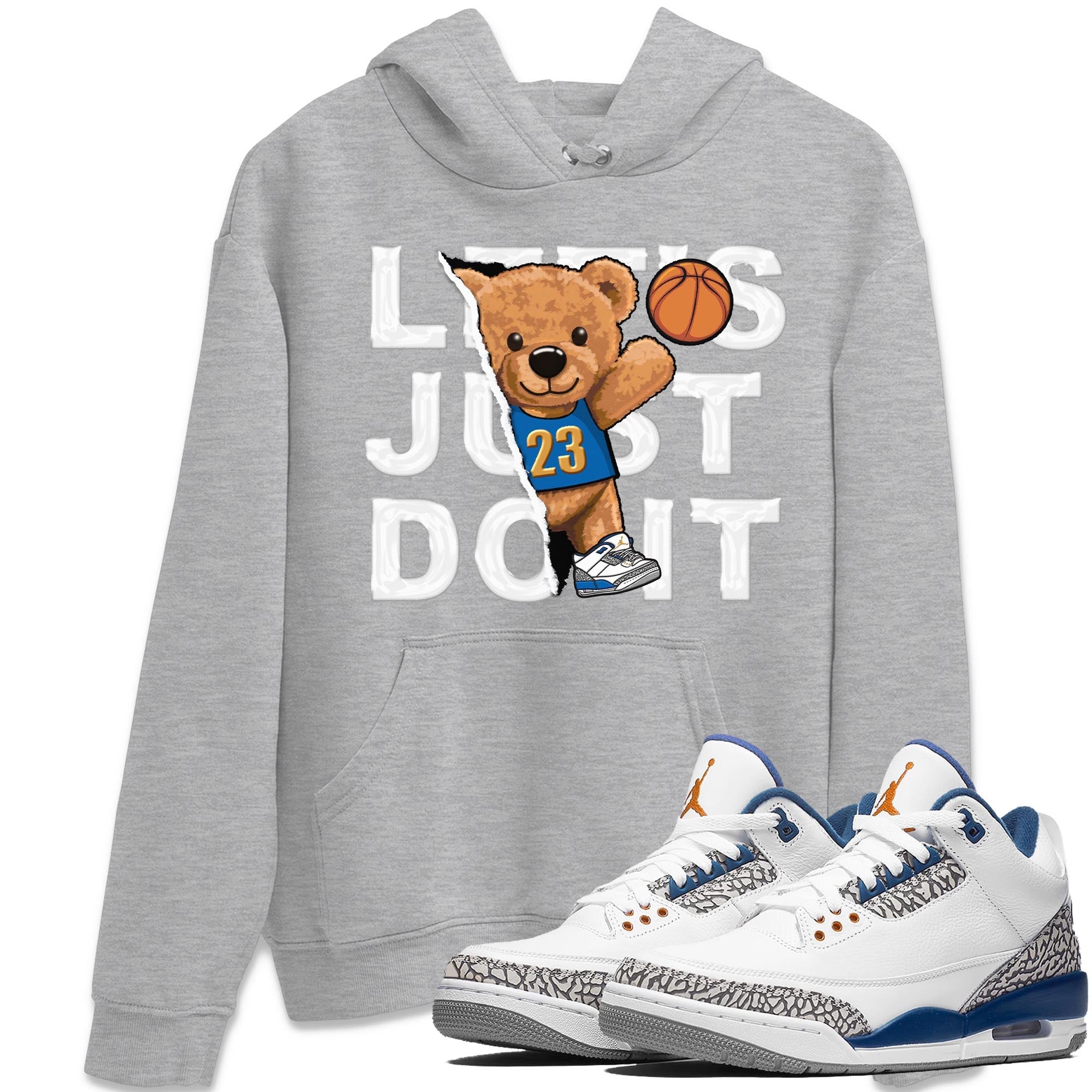 Rip Out Bear Unisex Tops - Air Jordan 3 Wizards