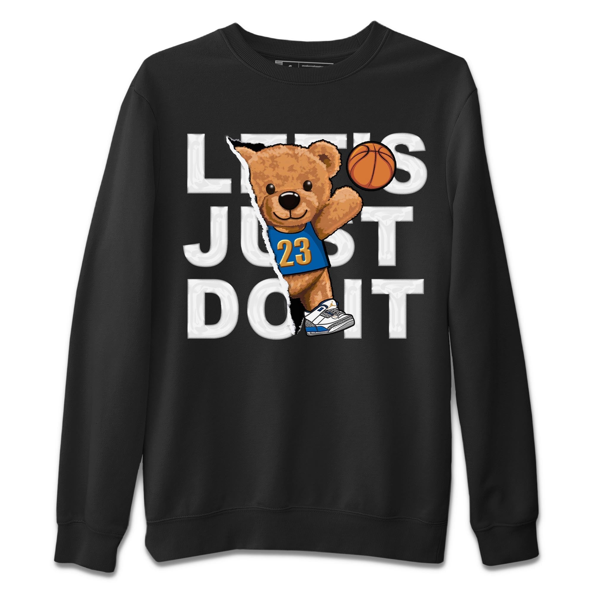 Rip Out Bear Unisex Tops - Air Jordan 3 Wizards
