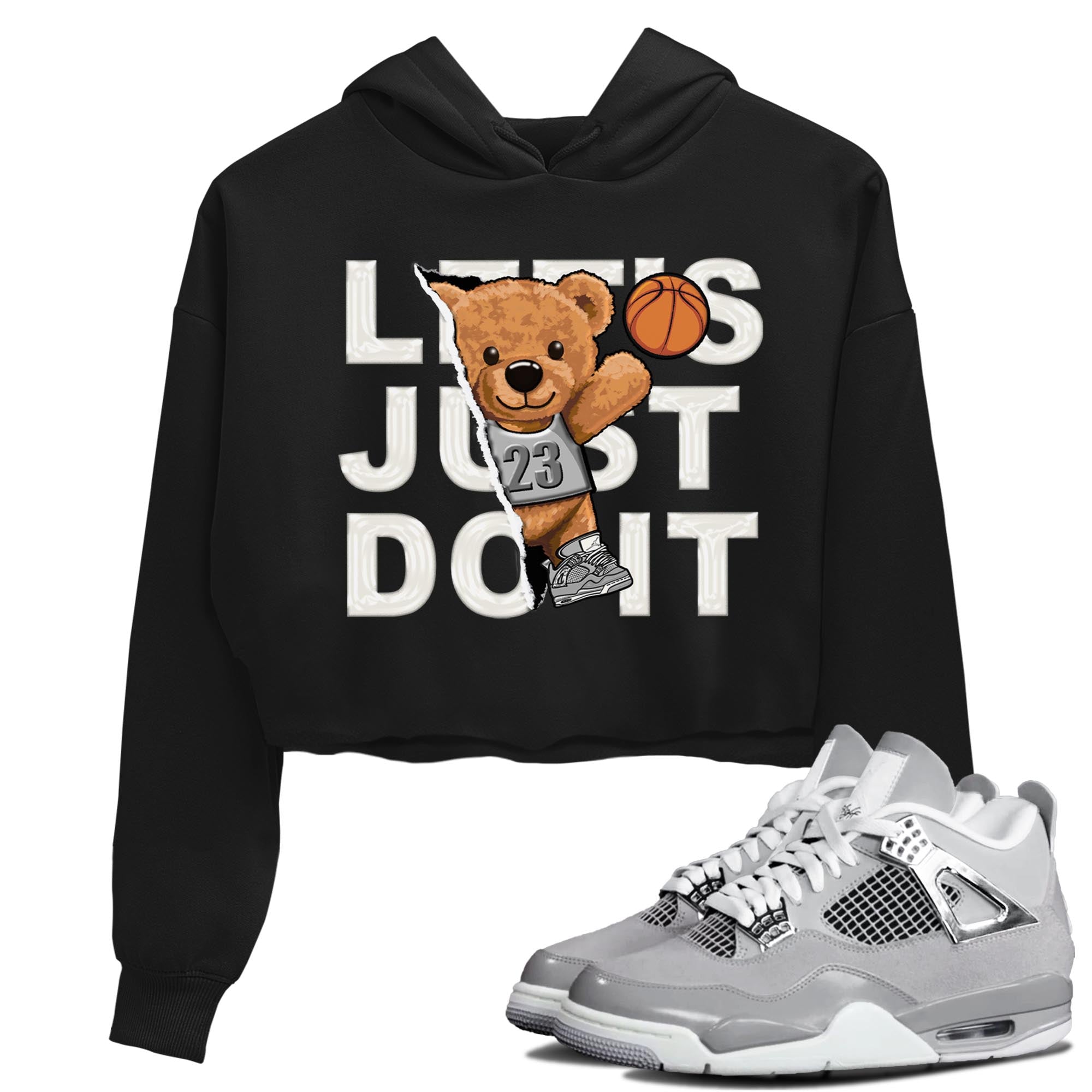 Rip Out Bear snkmatch Women's Top - Air Jordan 4 Frozen Moments