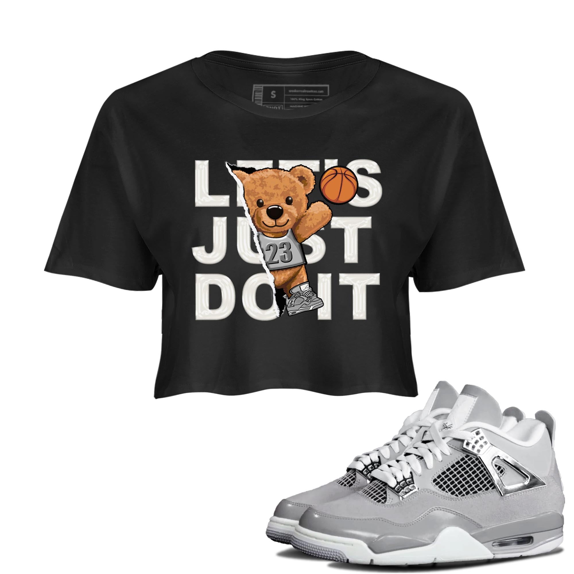 Rip Out Bear snkmatch Women's Top - Air Jordan 4 Frozen Moments