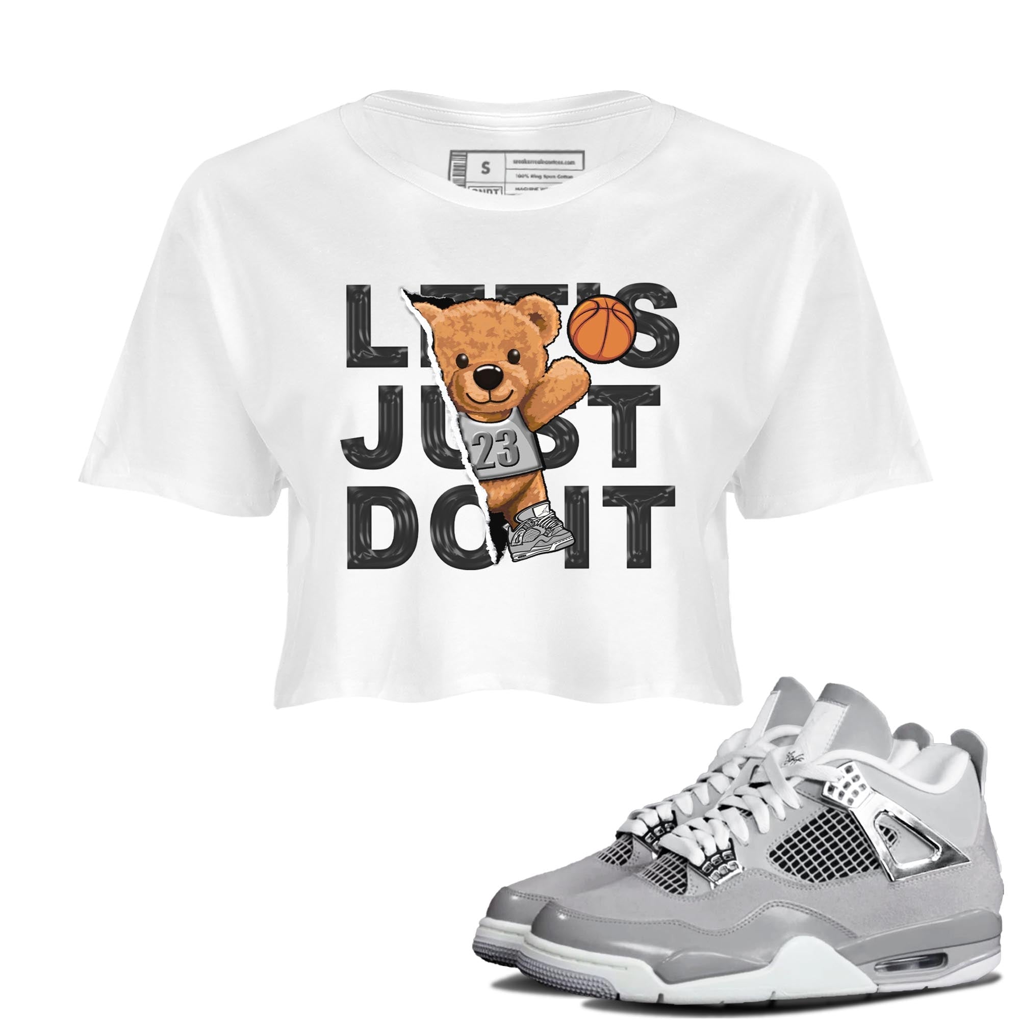 Rip Out Bear snkmatch Women's Top - Air Jordan 4 Frozen Moments