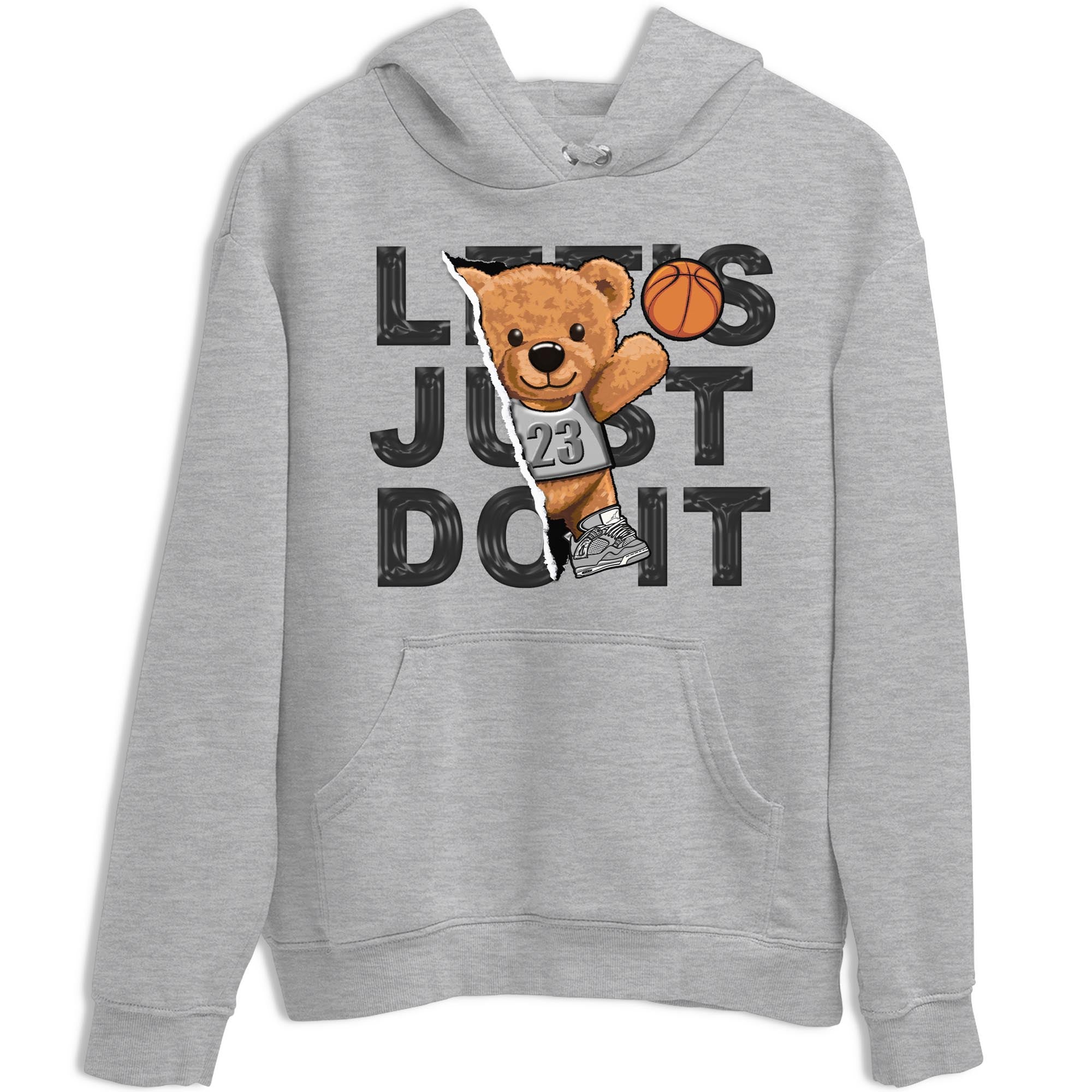 Rip Out Bear snkmatch Tee - Air Jordan 4 Frozen Moments
