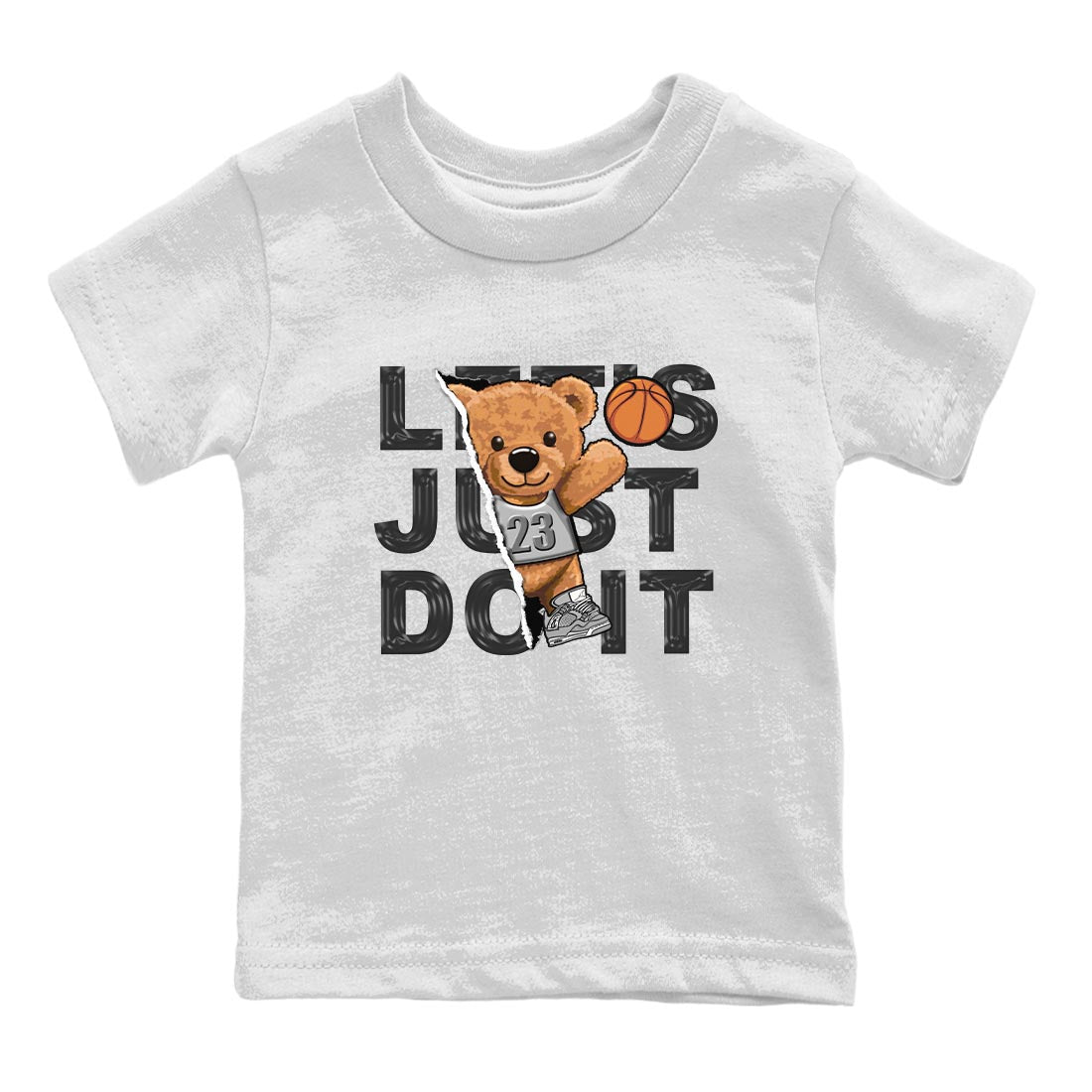 Rip Out Bear snkmatch Tee Kids - Air Jordan 4 Frozen Moments