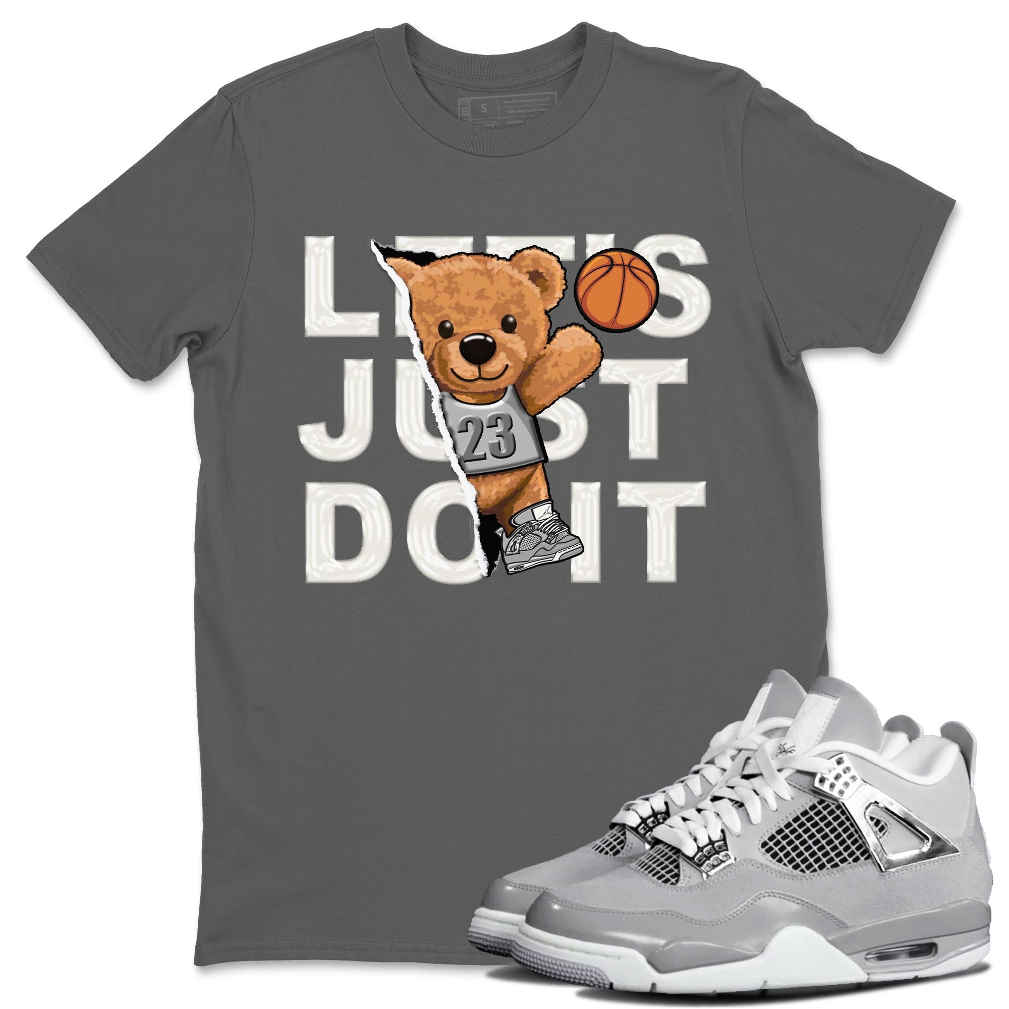 Rip Out Bear snkmatch Tee - Air Jordan 4 Frozen Moments