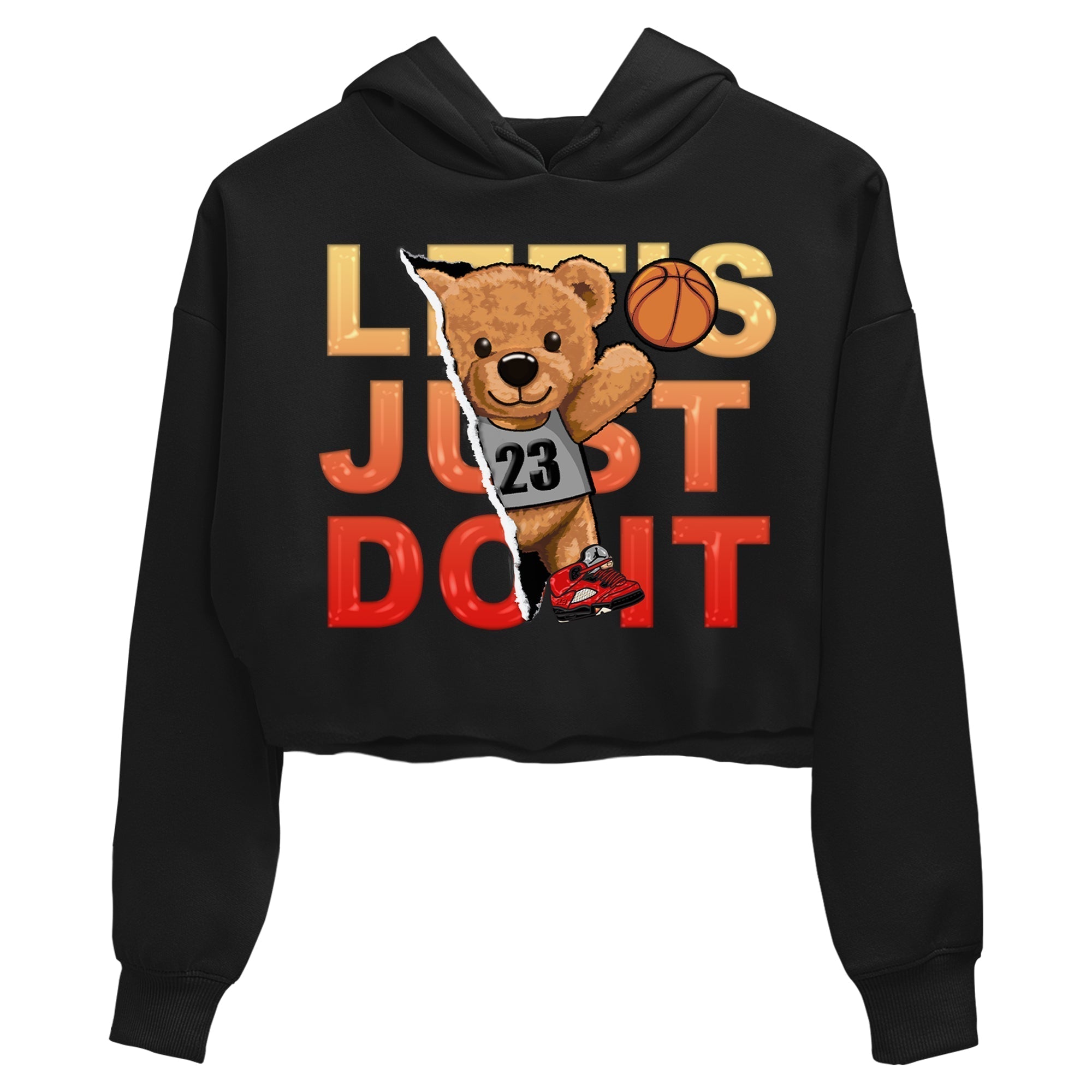 Rip Out Bear Women's Tops - Air Jordan 5 Mars For Her
