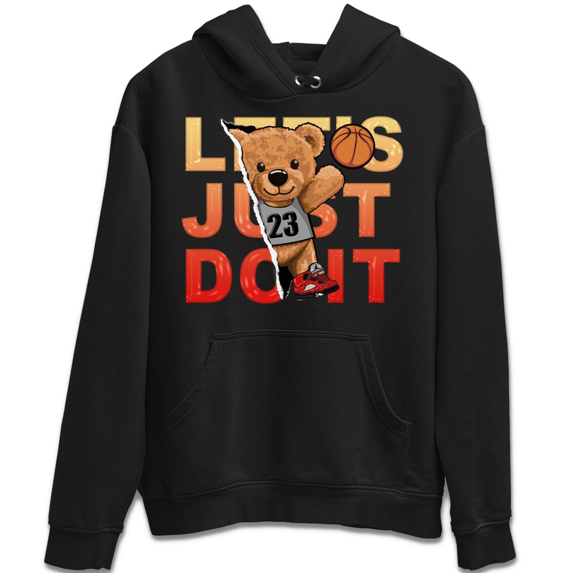 Rip Out Bear Unisex Tops - Air Jordan 5 Mars For Her