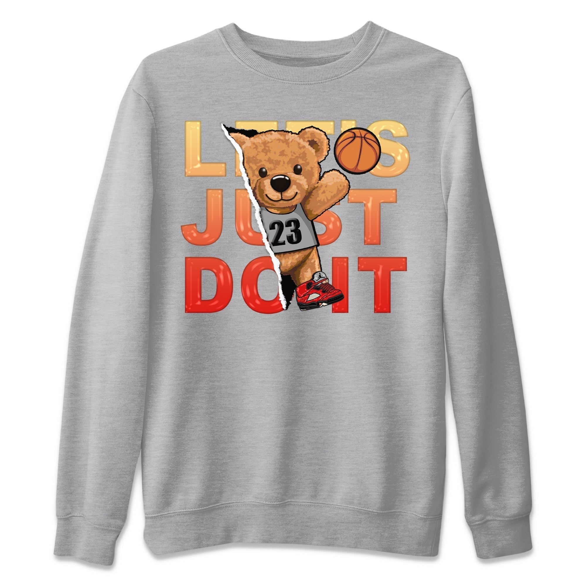 Rip Out Bear Unisex Tops - Air Jordan 5 Mars For Her